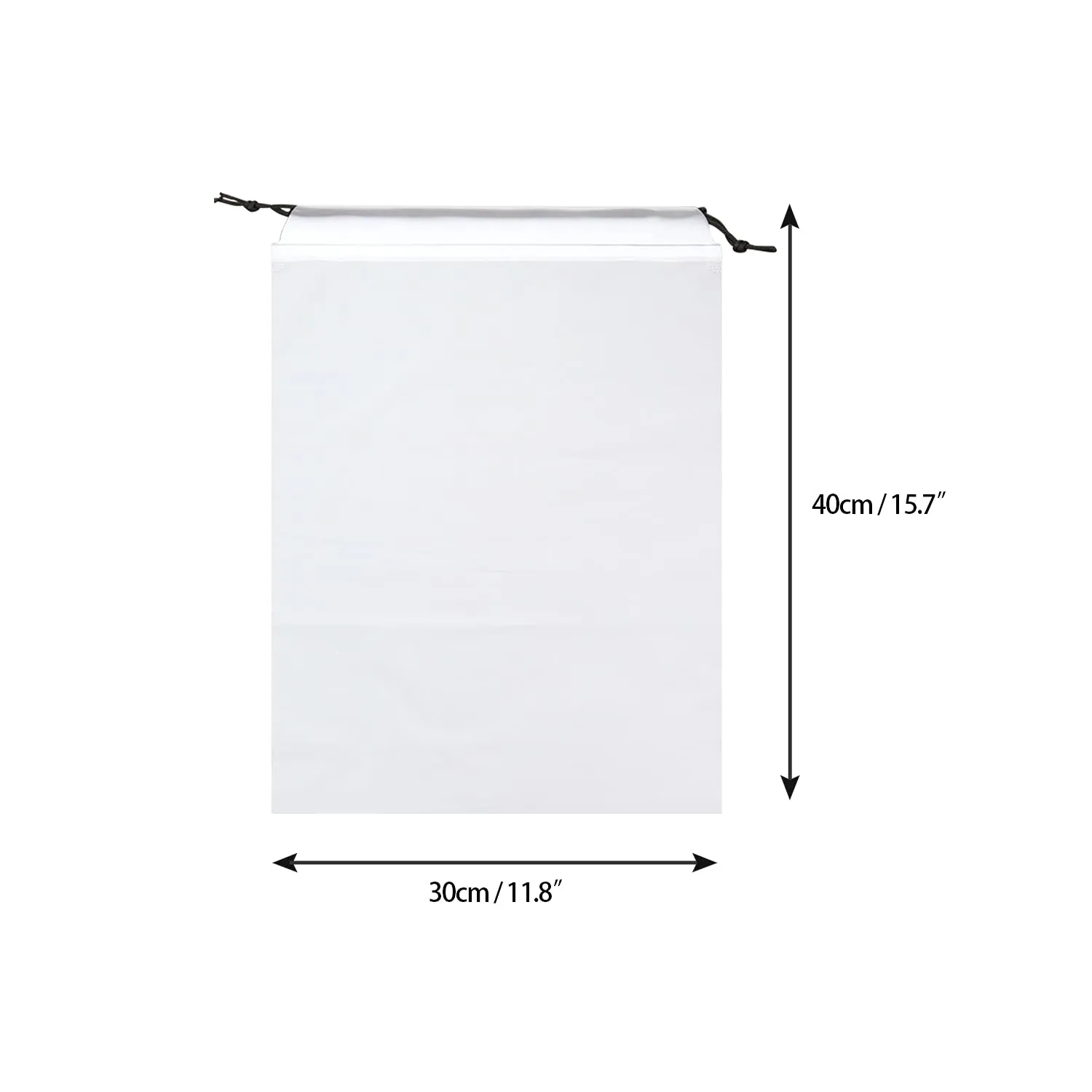 30 PCS Travel Transparent Shoe Bags -Waterproof Storage organizers With Drawstring, packing pouch organizers 30*translucent