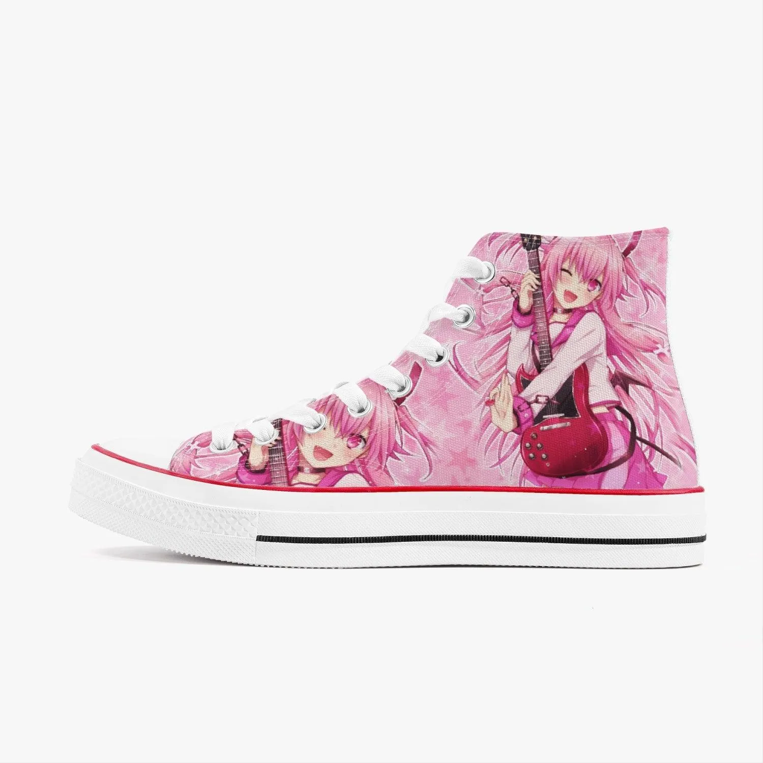 Angel Beats Yui A-Star High White Anime Shoes