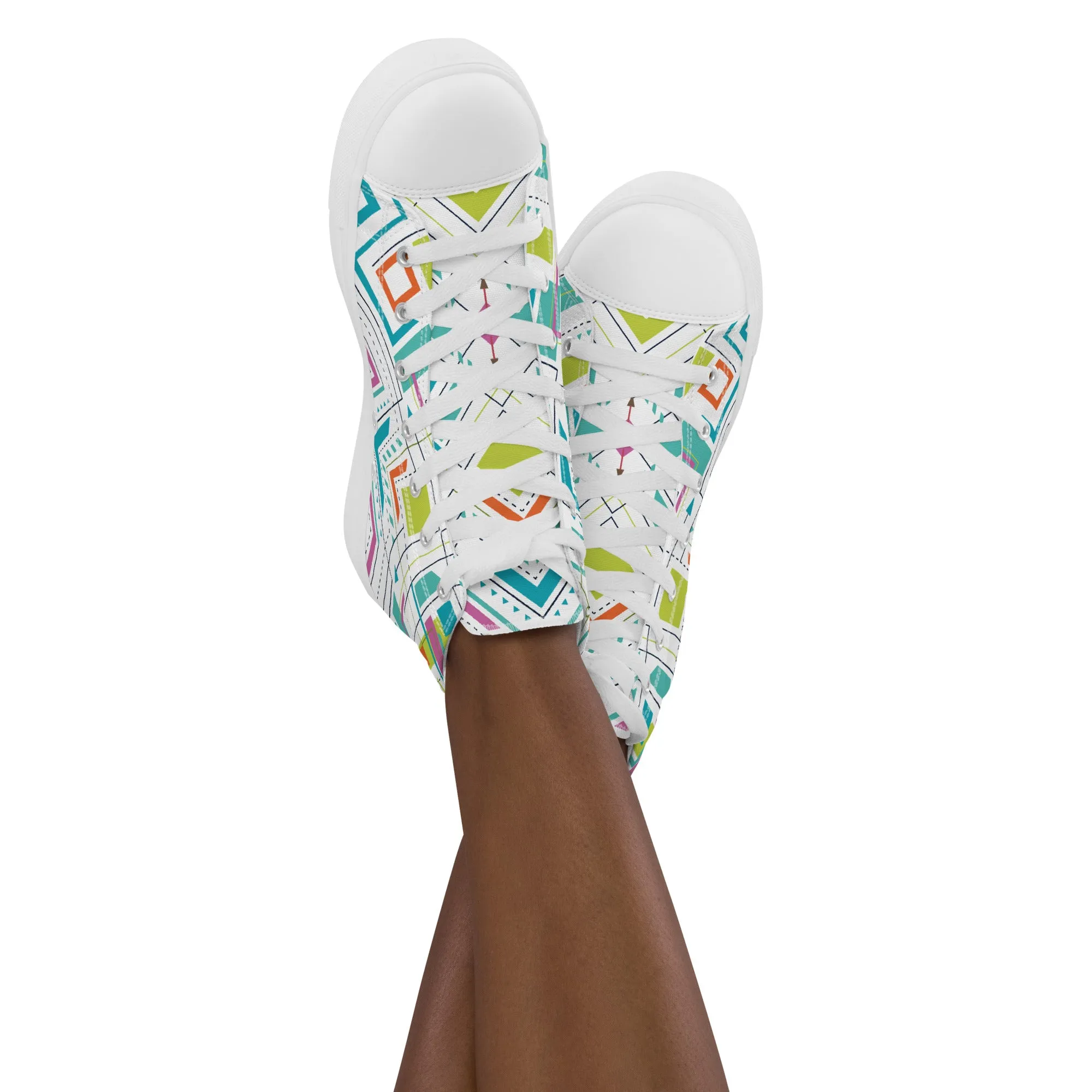 Azalea Women’s high top Canvas Shoes