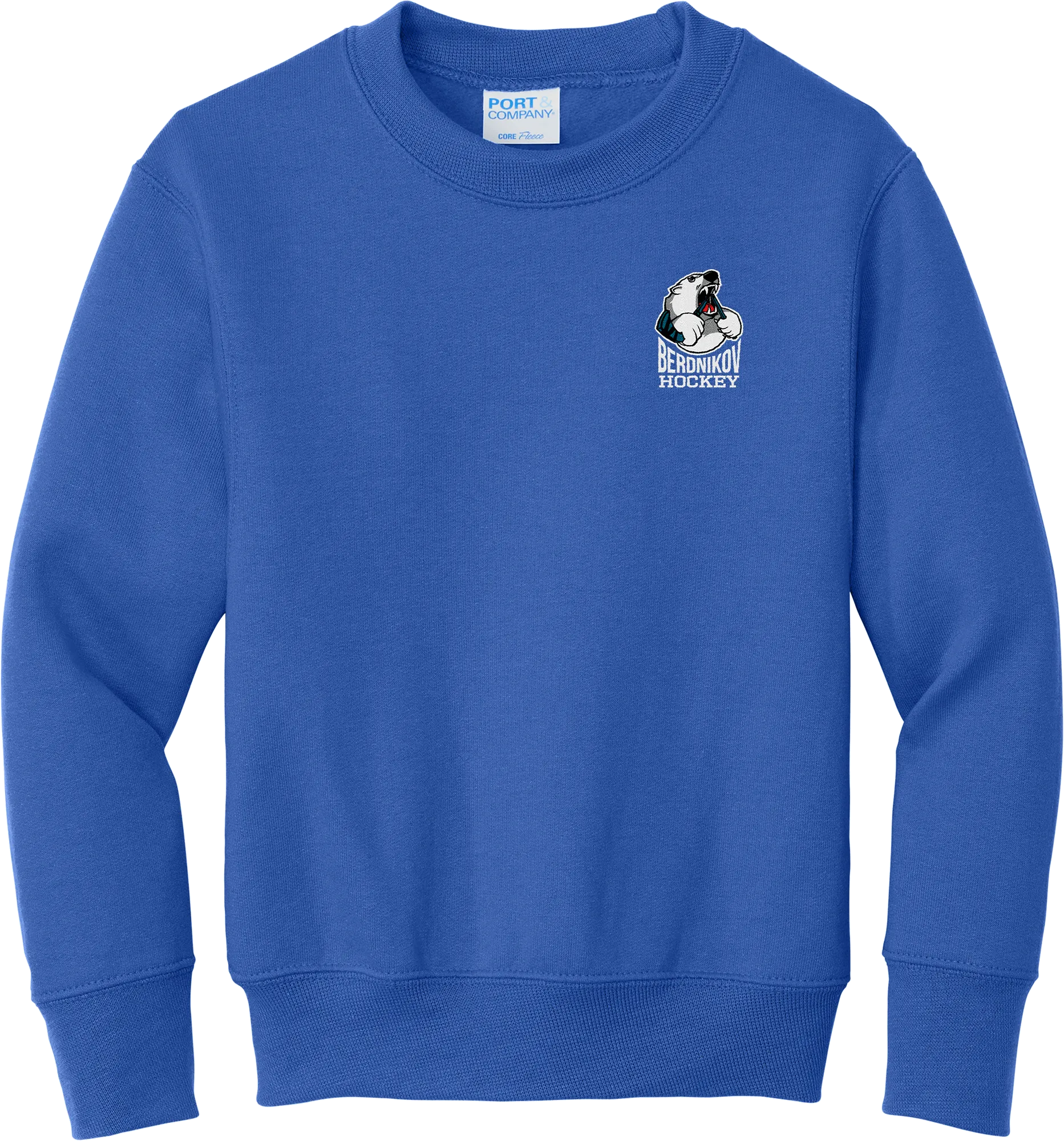Berdnikov Bears Youth Core Fleece Crewneck Sweatshirt