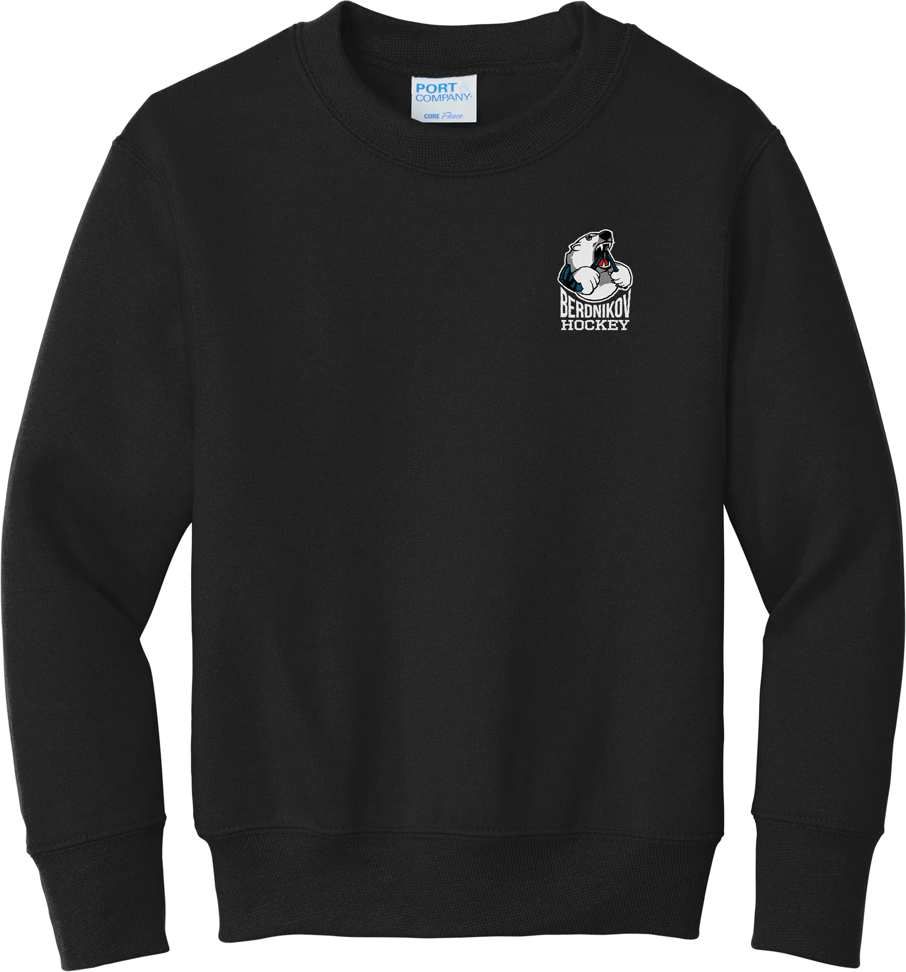 Berdnikov Bears Youth Core Fleece Crewneck Sweatshirt