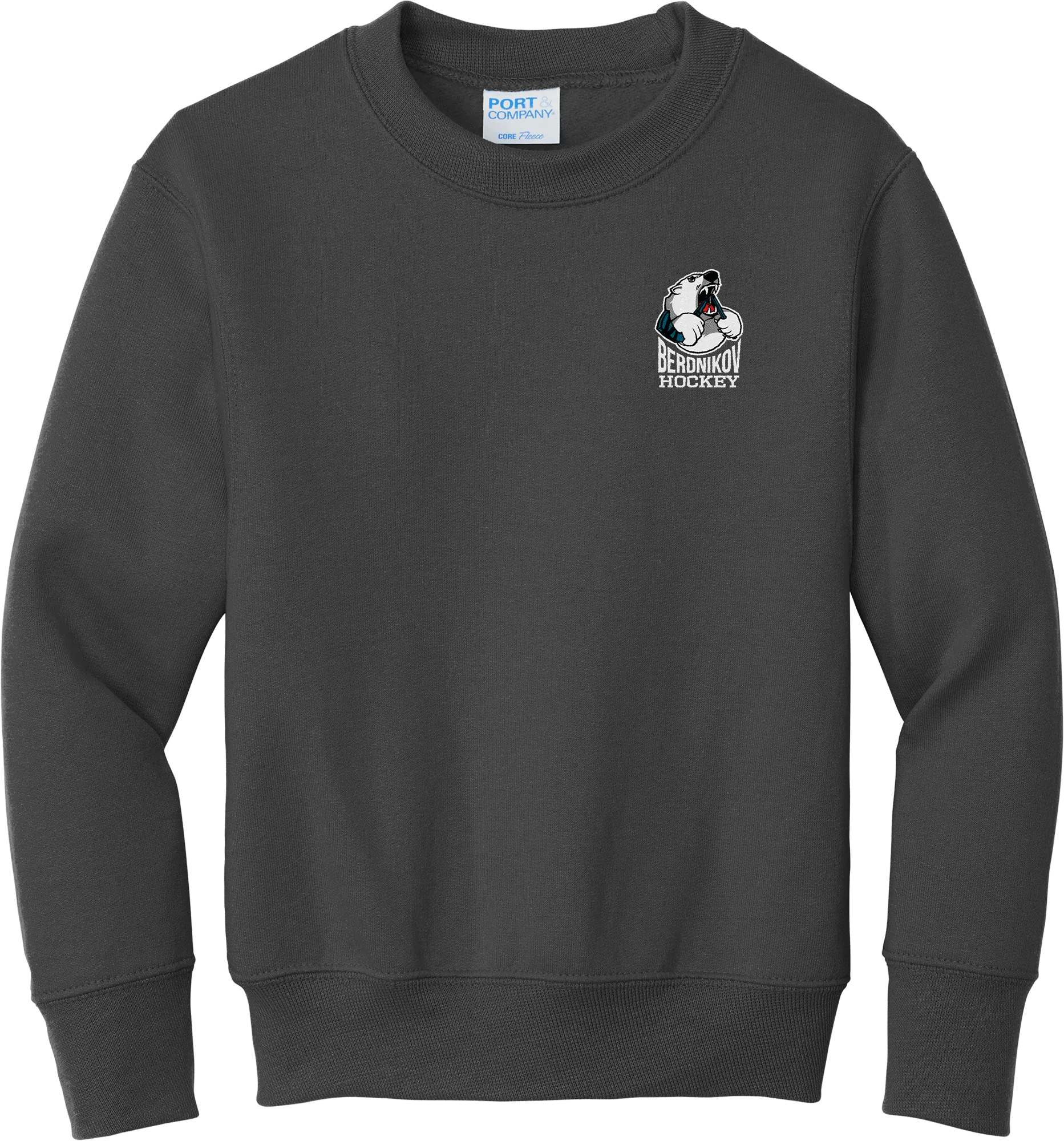 Berdnikov Bears Youth Core Fleece Crewneck Sweatshirt