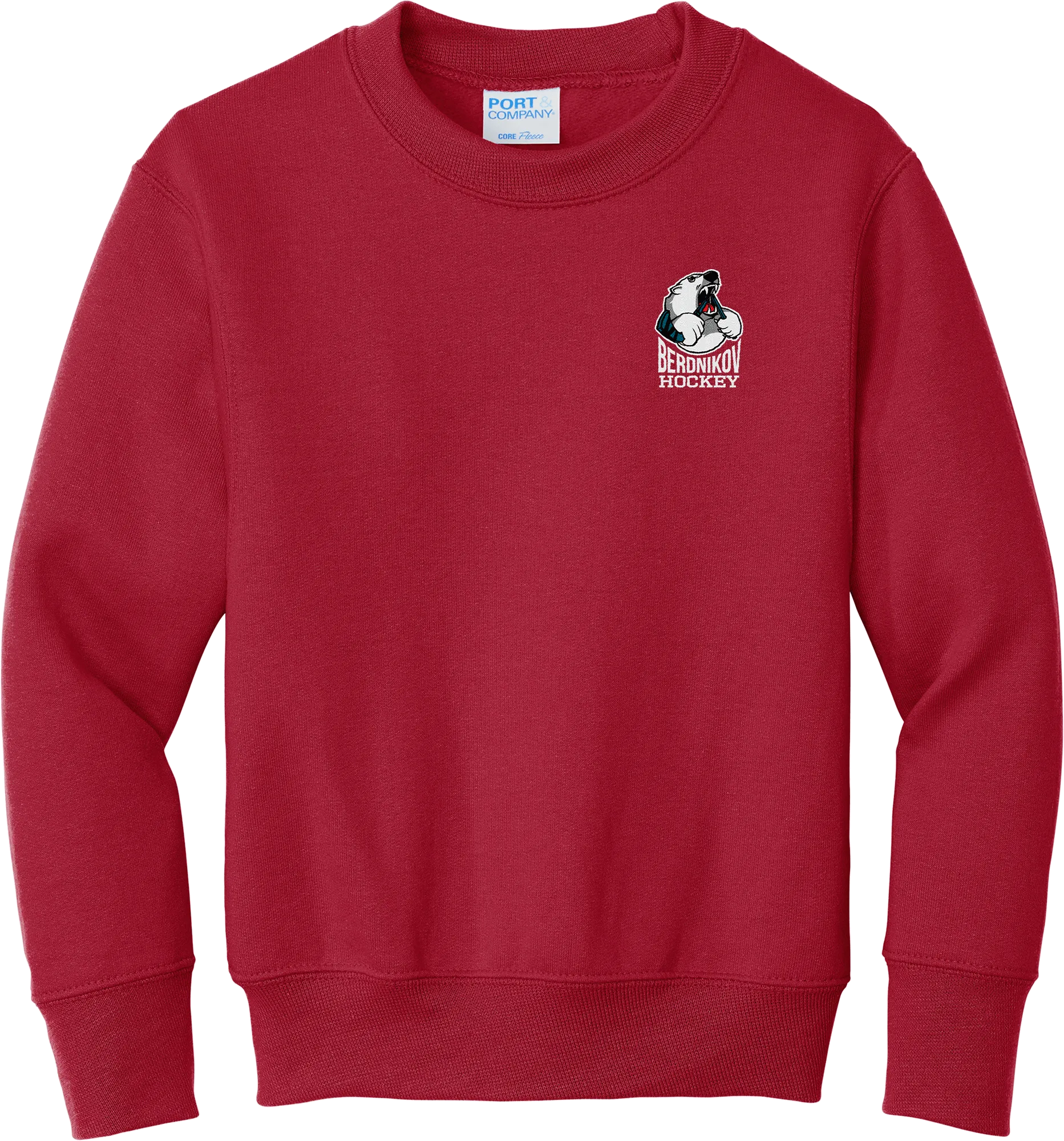 Berdnikov Bears Youth Core Fleece Crewneck Sweatshirt