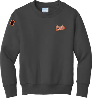 Biggby Coffee AAA Youth Core Fleece Crewneck Sweatshirt