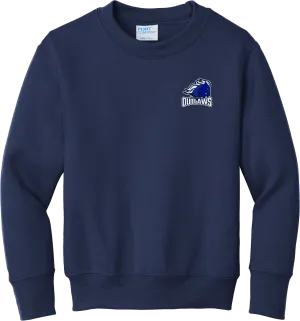 Brandywine Outlaws Youth Core Fleece Crewneck Sweatshirt