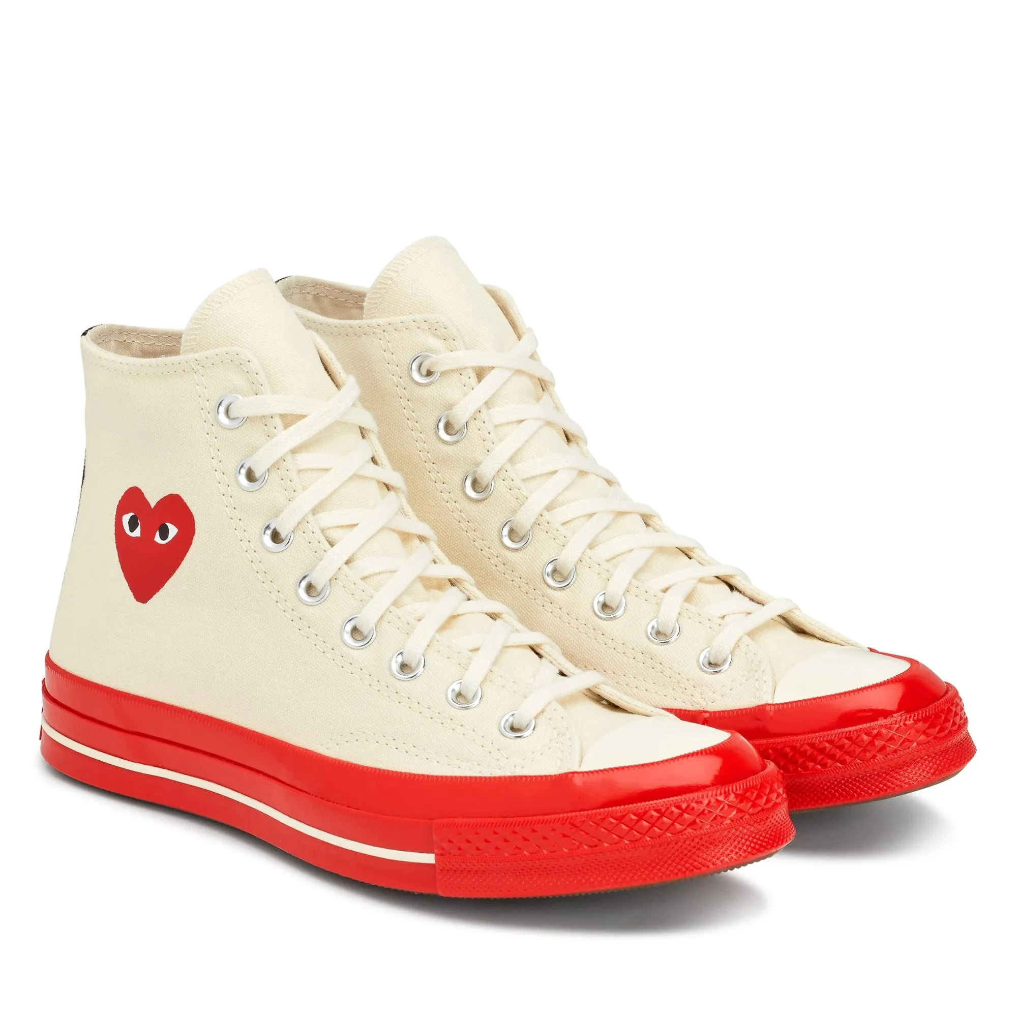 Comme Des Garçons Play Converse Chuck 70 High Top WHITE