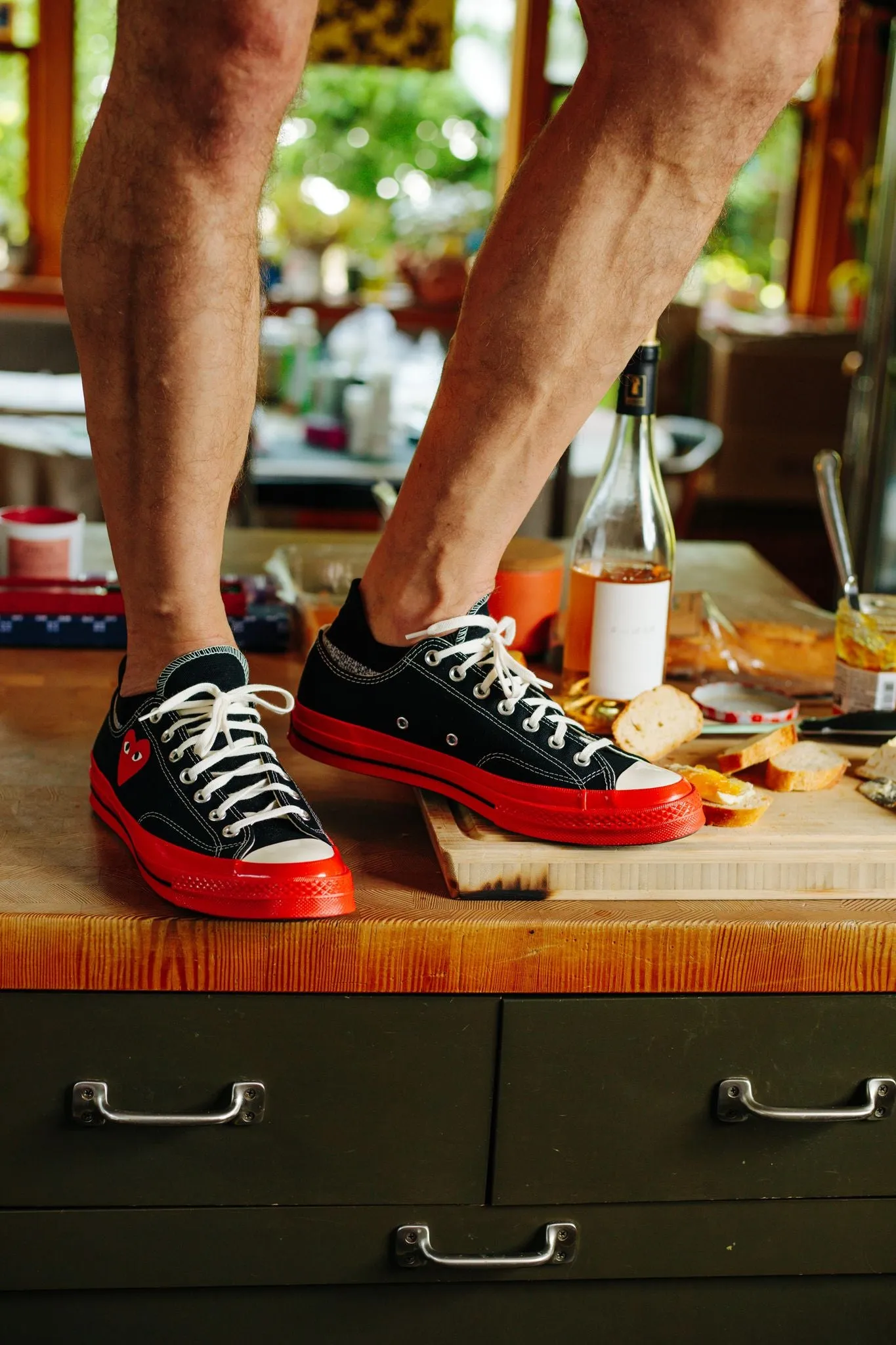 Comme Des Garçons Play Converse Chuck 70 Low BLACK