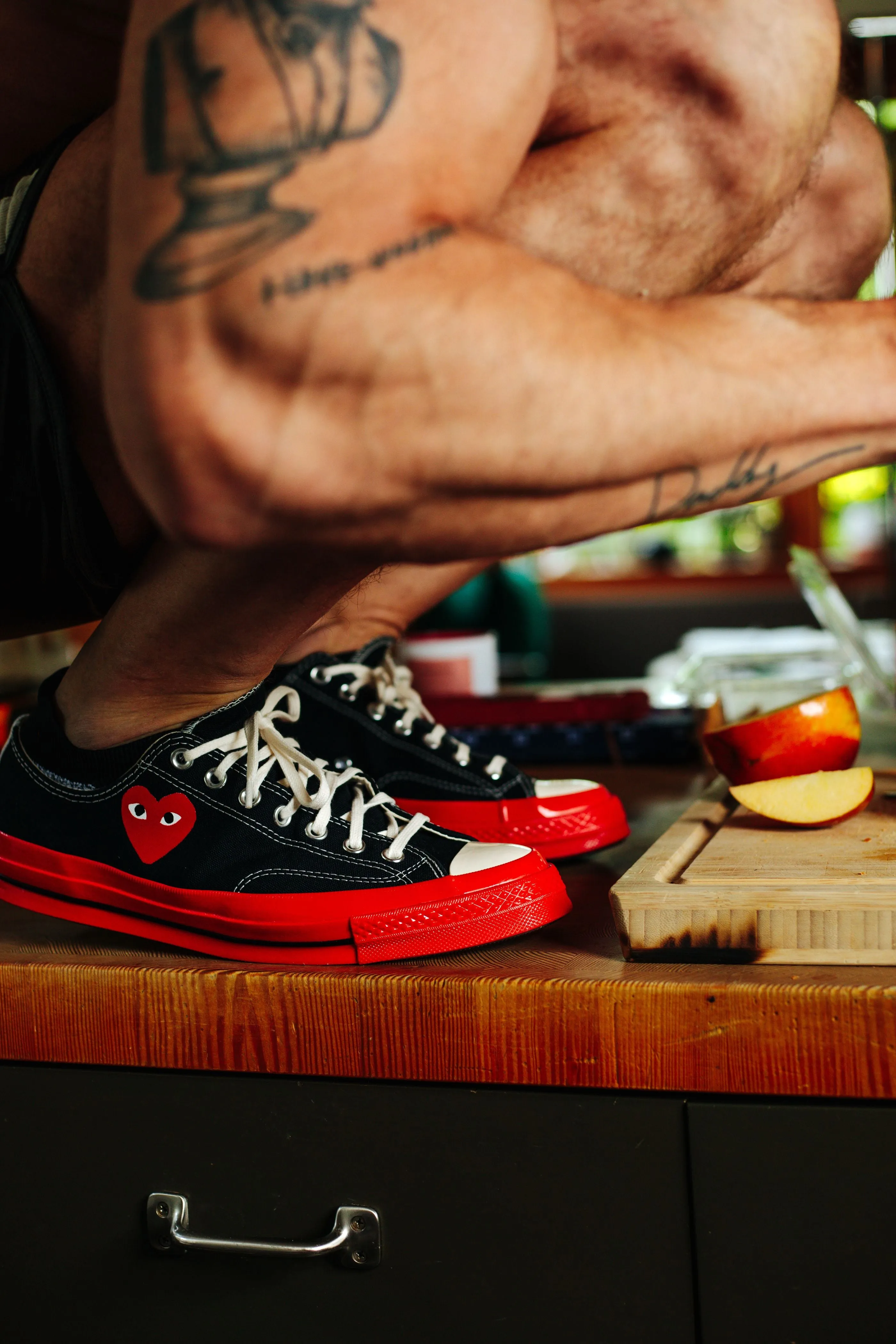 Comme Des Garçons Play Converse Chuck 70 Low BLACK