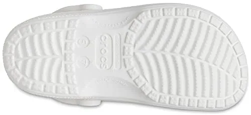 Crocs Unisex-Adult Ralen Lined Clogs | Fuzzy Slippers, White/Light Grey, 12 Women / 10 Men