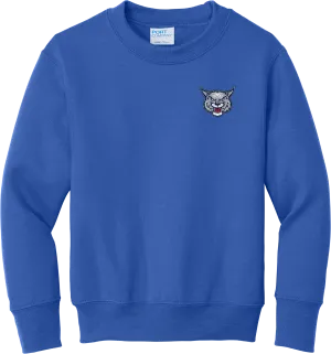 CT Bobcats Youth Core Fleece Crewneck Sweatshirt