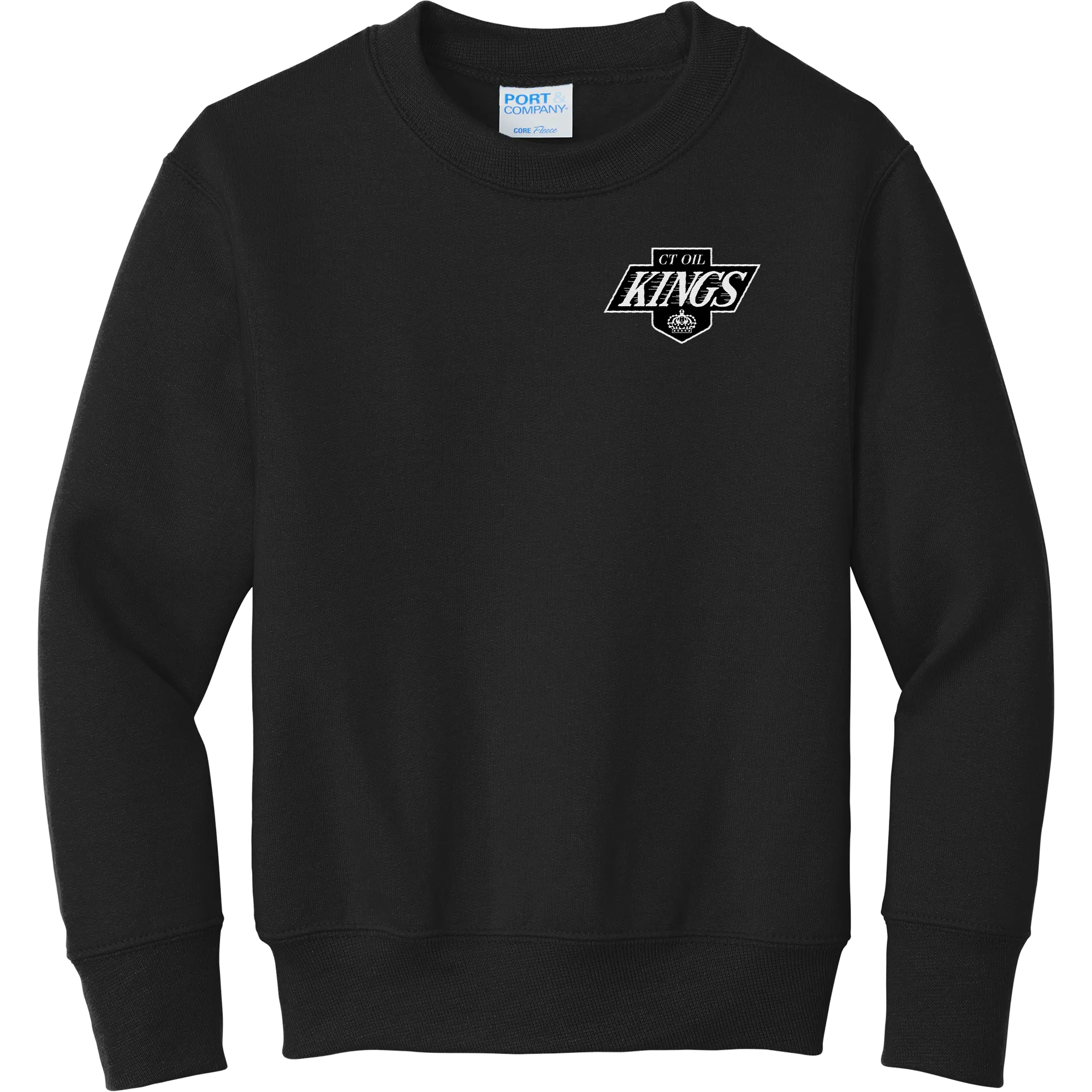 CT Oil Kings Youth Core Fleece Crewneck Sweatshirt