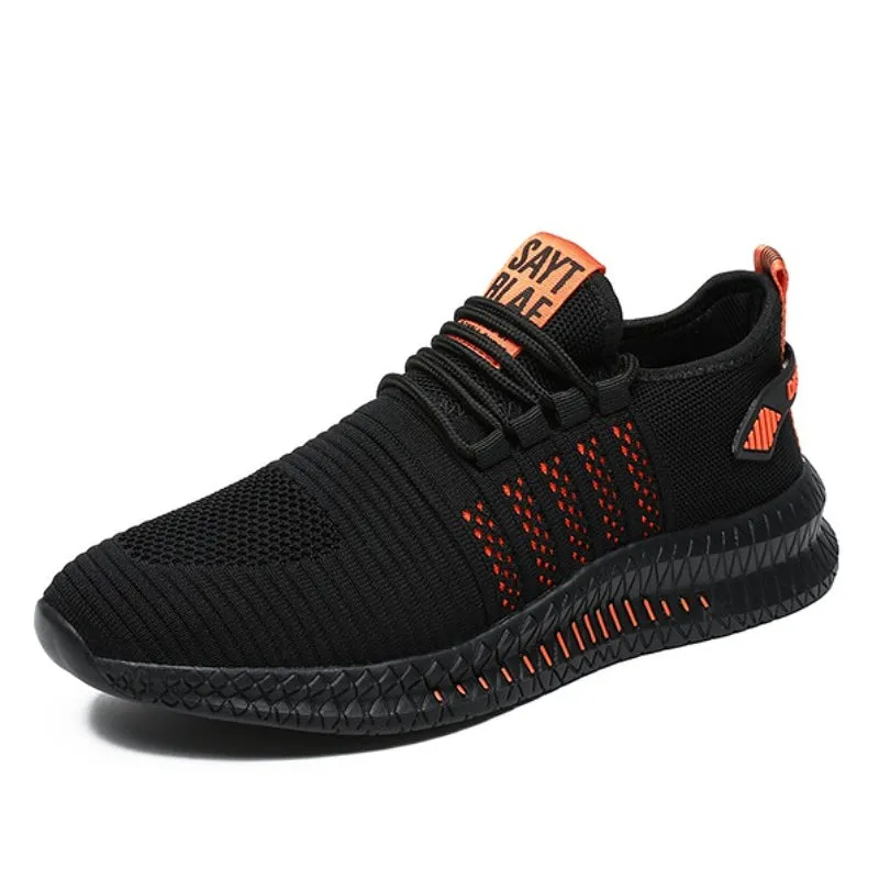 Cuzcare Men Arch Support Sneakers Foldable Rubber Mesh Firm Walking Orthopedic Shoes