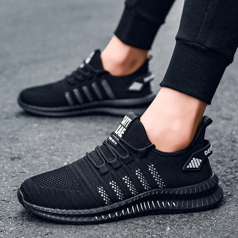 Cuzcare Men Arch Support Sneakers Foldable Rubber Mesh Firm Walking Orthopedic Shoes
