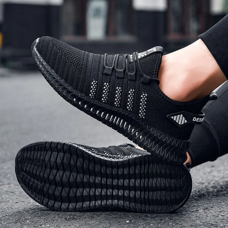 Cuzcare Men Arch Support Sneakers Foldable Rubber Mesh Firm Walking Orthopedic Shoes