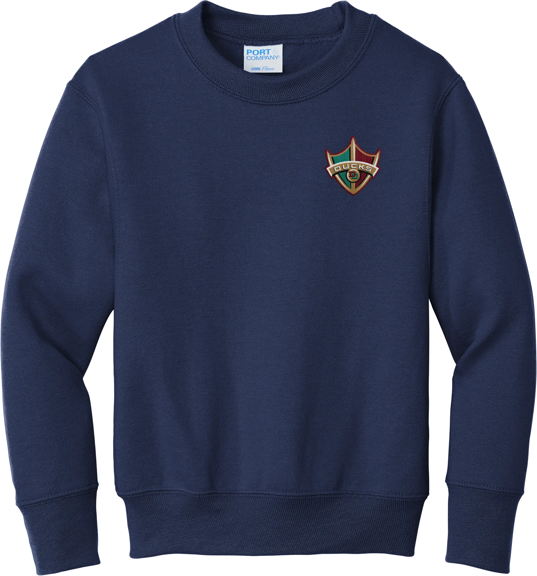 Delaware Ducks Youth Core Fleece Crewneck Sweatshirt
