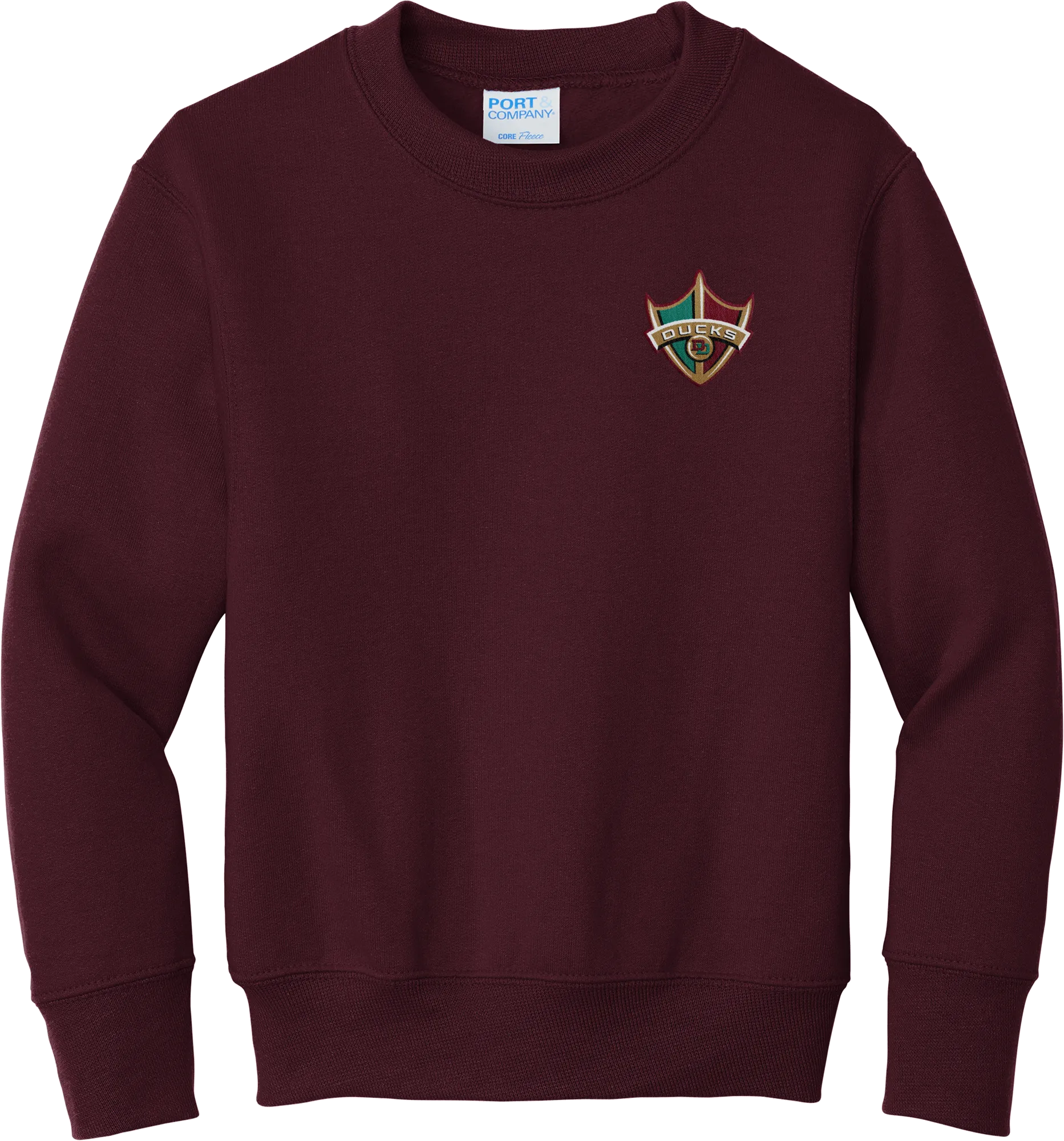 Delaware Ducks Youth Core Fleece Crewneck Sweatshirt