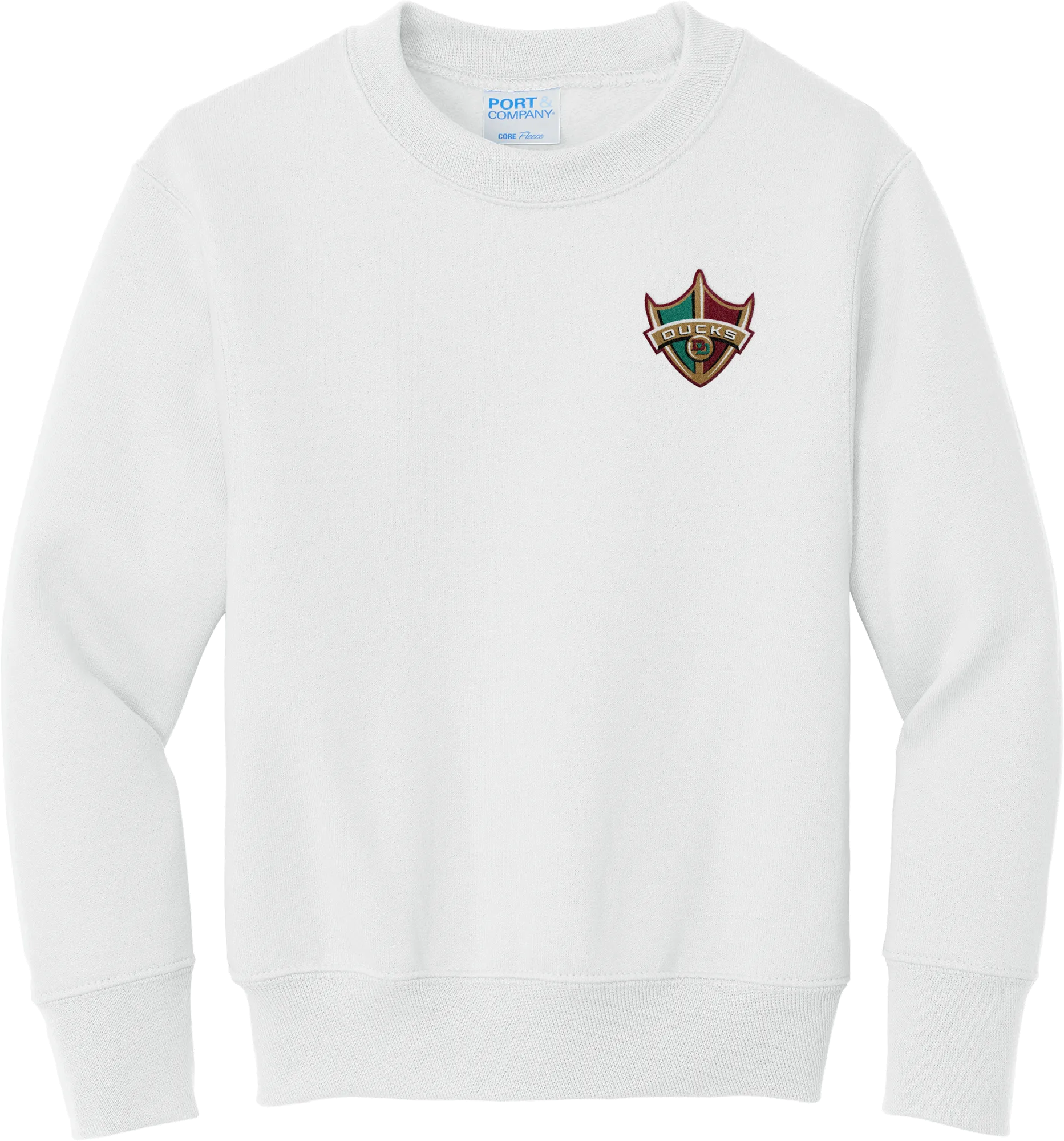 Delaware Ducks Youth Core Fleece Crewneck Sweatshirt