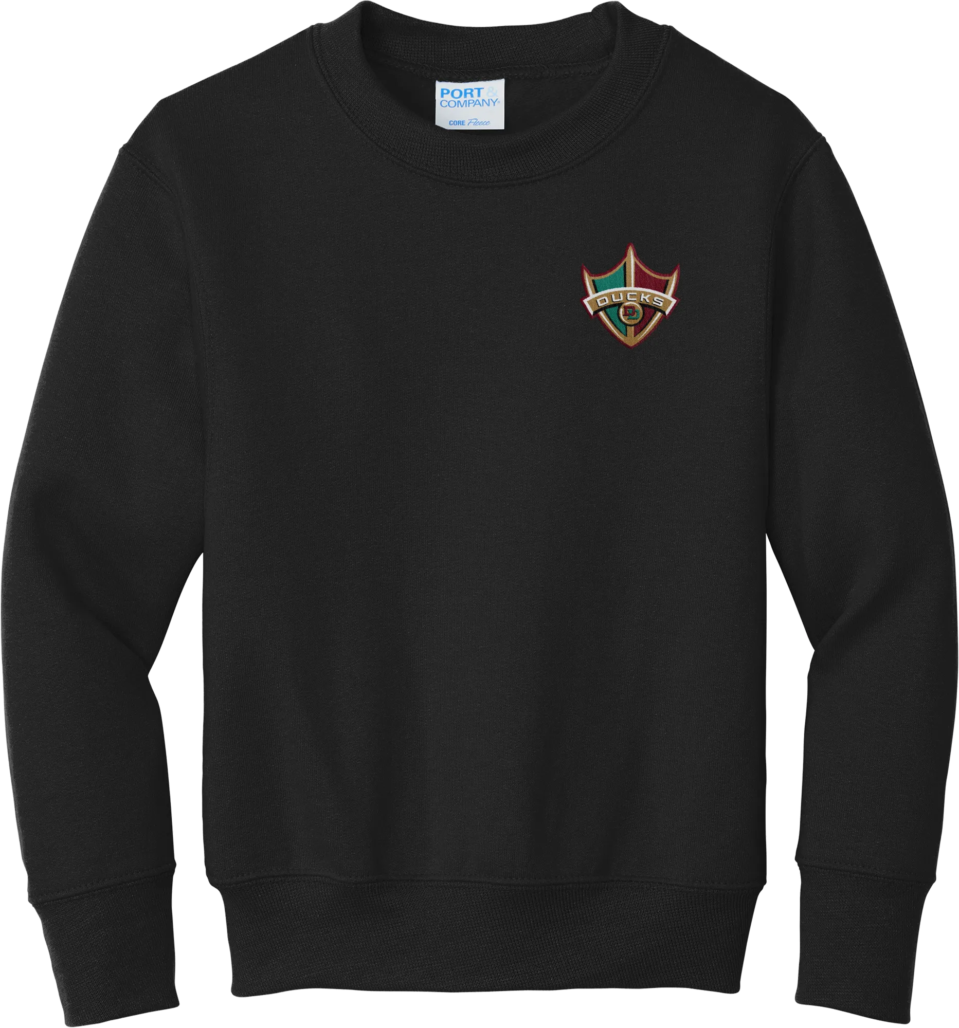 Delaware Ducks Youth Core Fleece Crewneck Sweatshirt