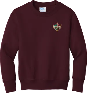 Delaware Ducks Youth Core Fleece Crewneck Sweatshirt