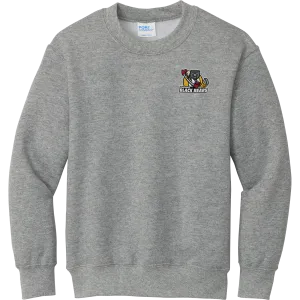Dupage Black Bears Youth Core Fleece Crewneck Sweatshirt