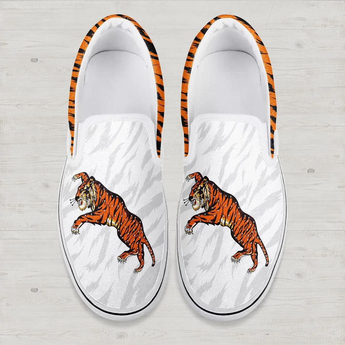 Gearhomie Elvis Tiger Slip On Shoes