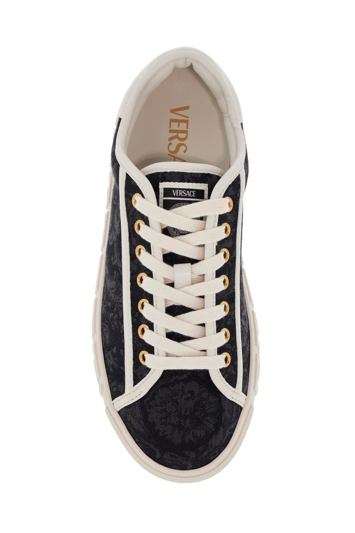 Greca Barocco Canvas Sneakers