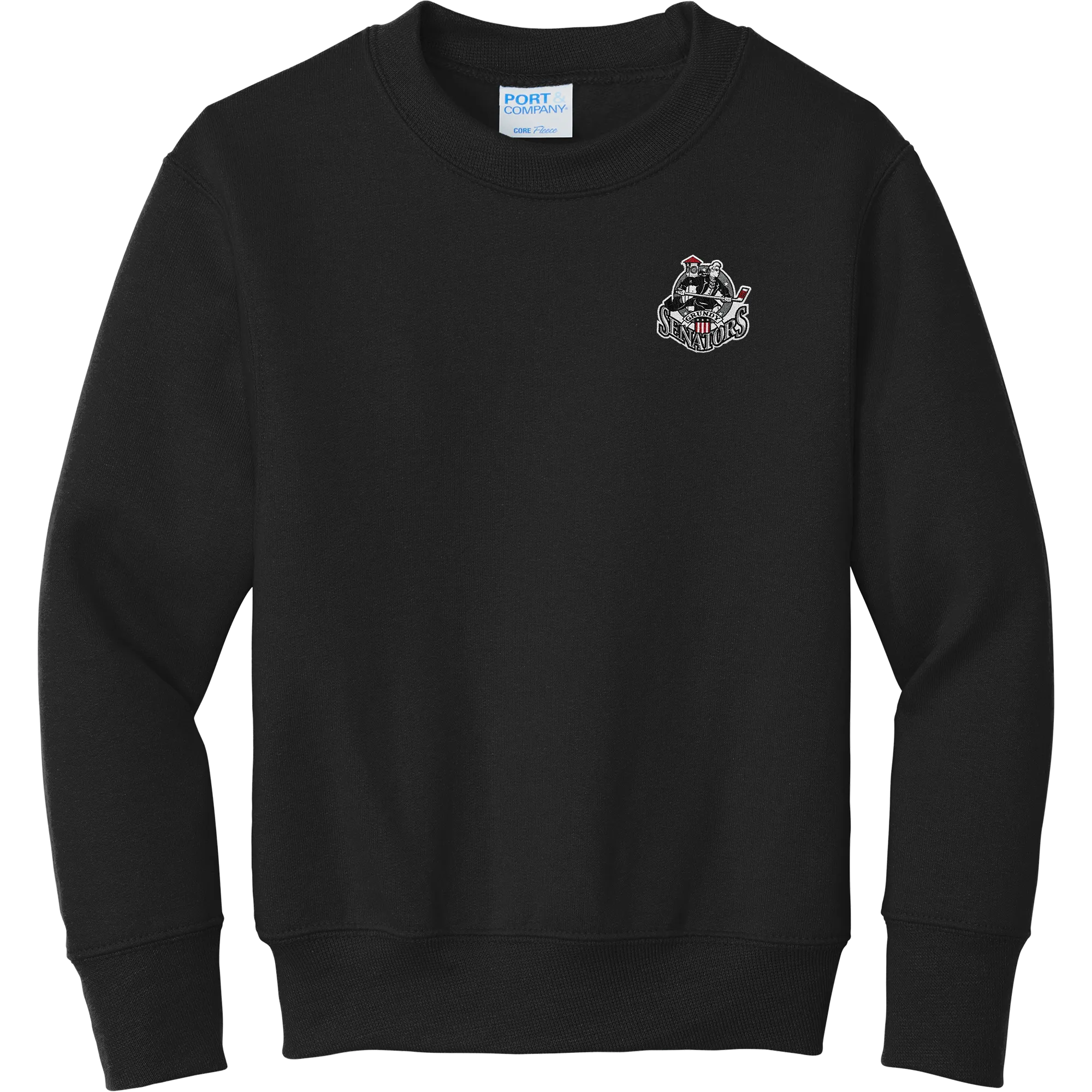 Grundy Senators Youth Core Fleece Crewneck Sweatshirt