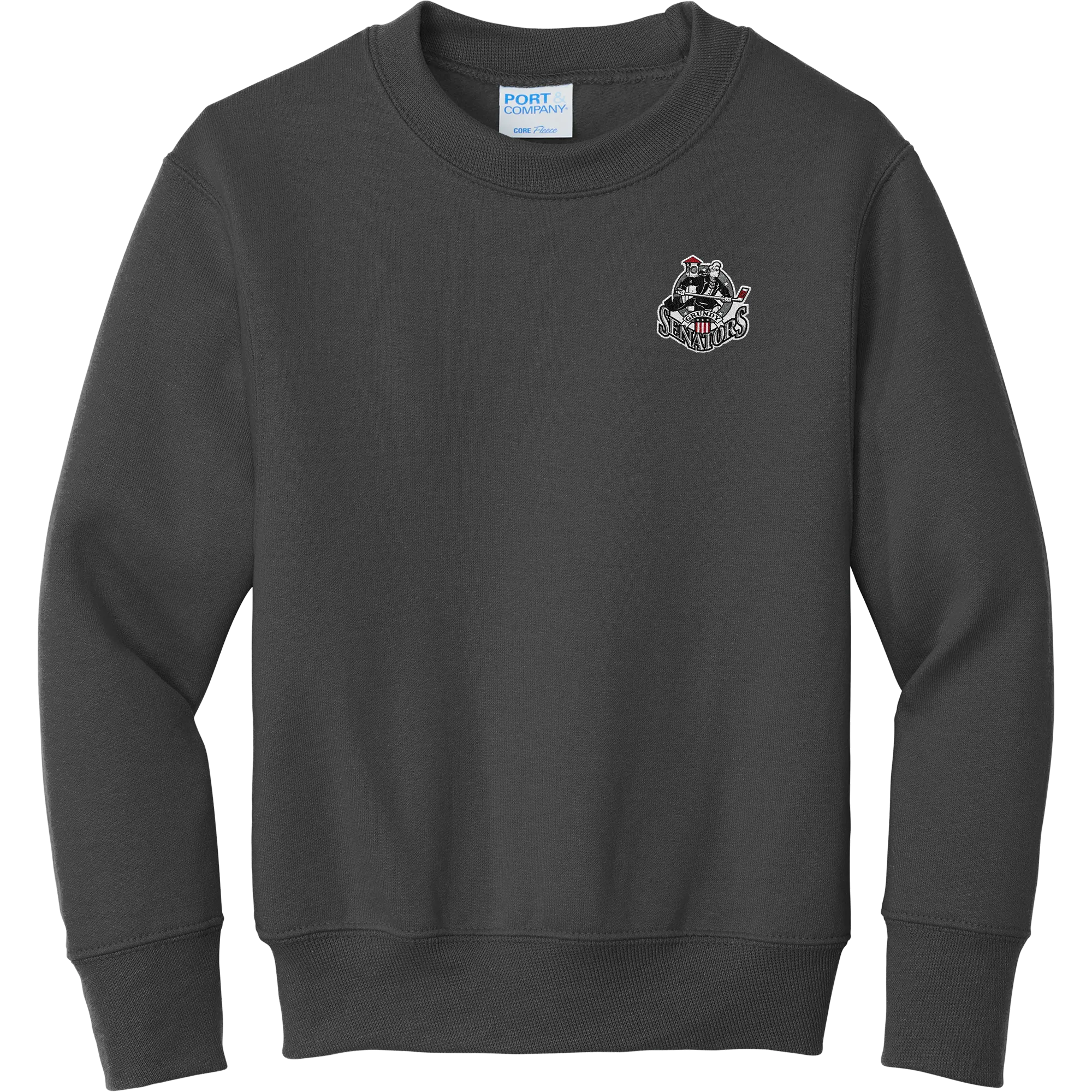 Grundy Senators Youth Core Fleece Crewneck Sweatshirt