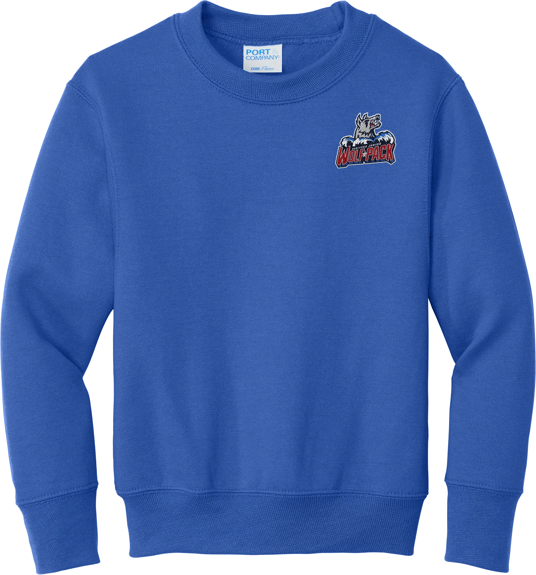 Hartford Jr. Wolfpack Youth Core Fleece Crewneck Sweatshirt