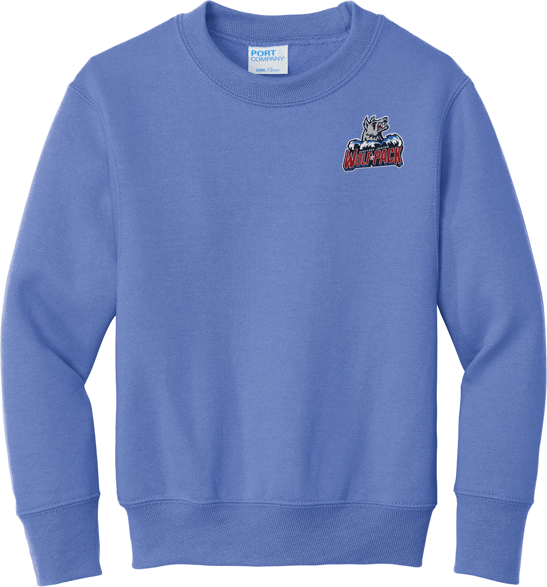 Hartford Jr. Wolfpack Youth Core Fleece Crewneck Sweatshirt
