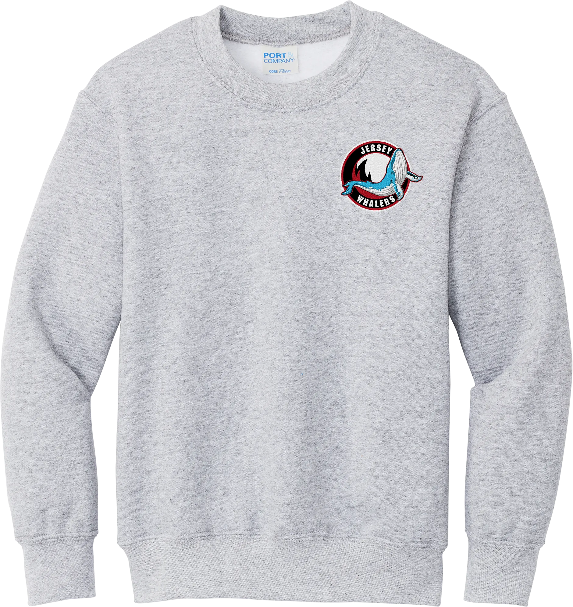 Jersey Shore Whalers Youth Core Fleece Crewneck Sweatshirt
