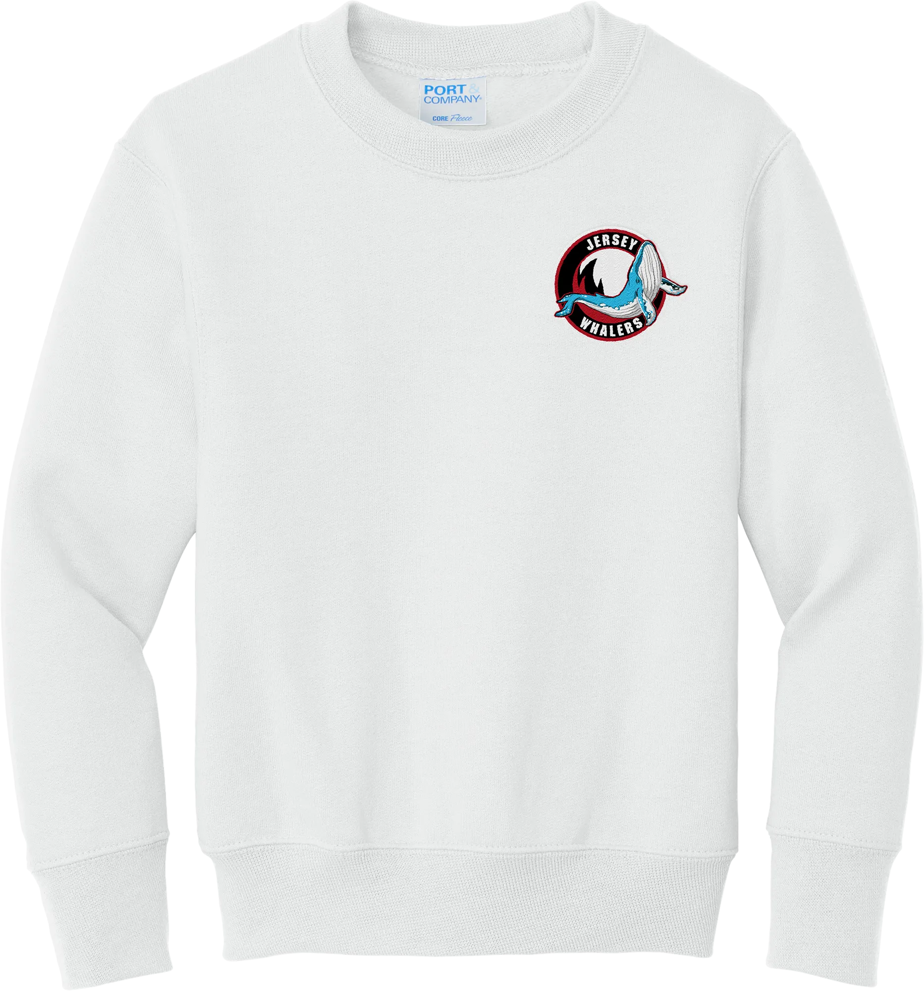 Jersey Shore Whalers Youth Core Fleece Crewneck Sweatshirt