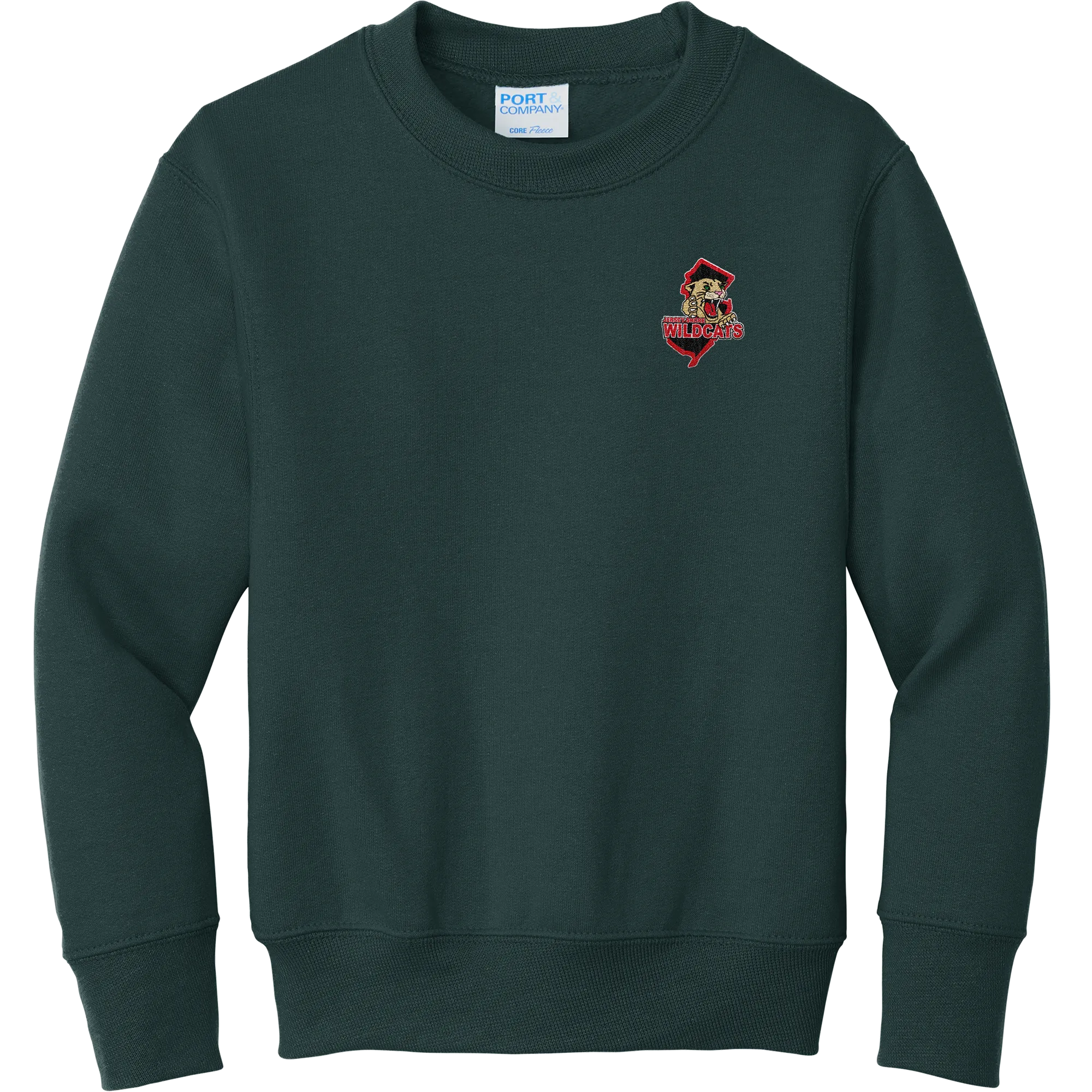 Jersey Shore Wildcats Youth Core Fleece Crewneck Sweatshirt