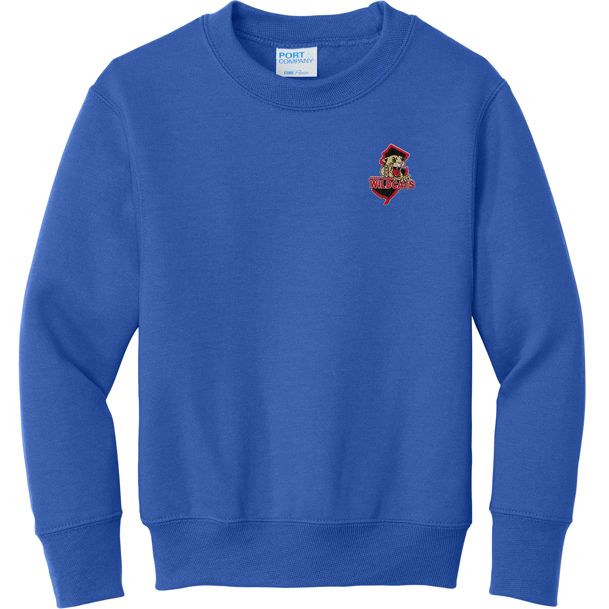 Jersey Shore Wildcats Youth Core Fleece Crewneck Sweatshirt