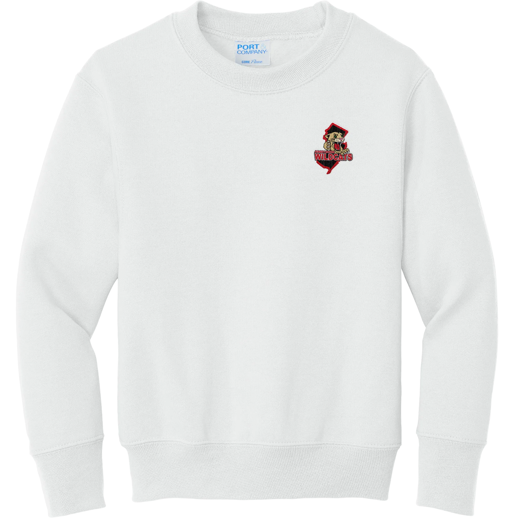 Jersey Shore Wildcats Youth Core Fleece Crewneck Sweatshirt