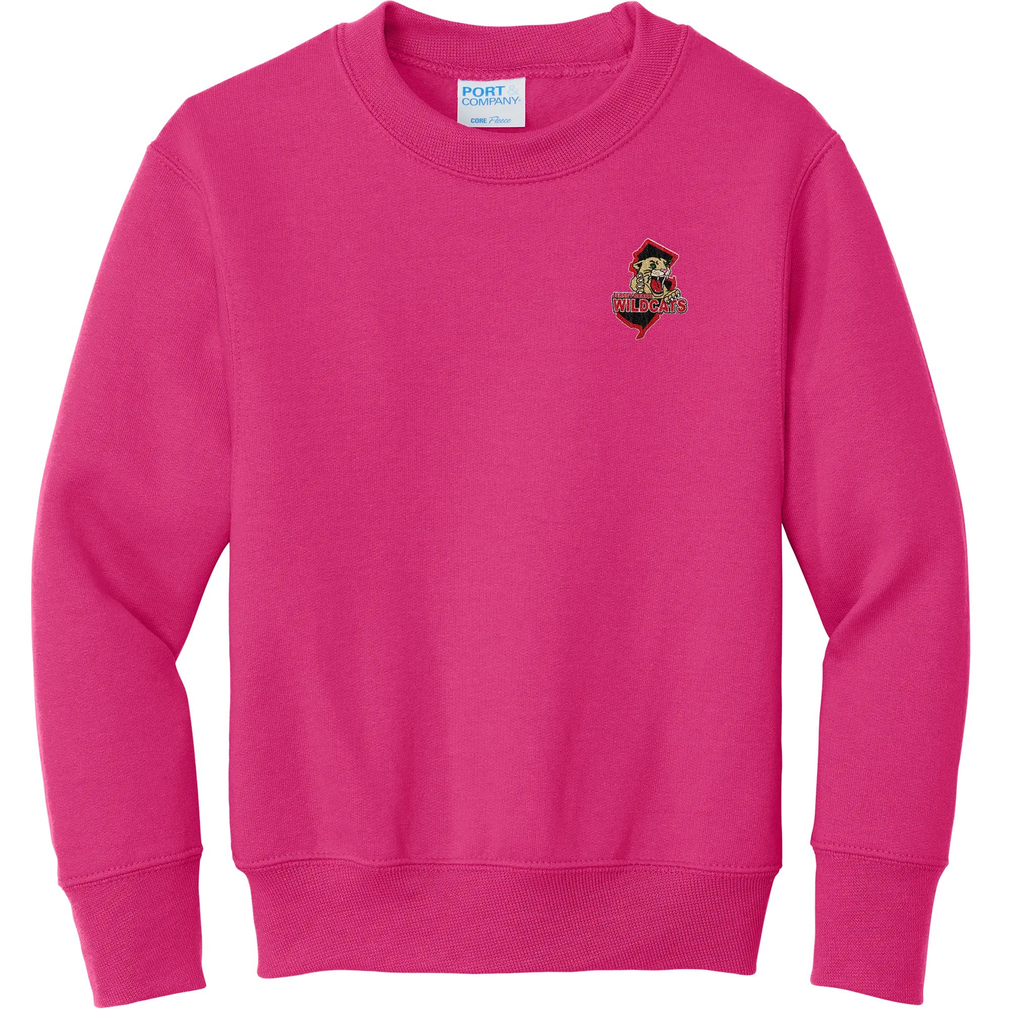 Jersey Shore Wildcats Youth Core Fleece Crewneck Sweatshirt