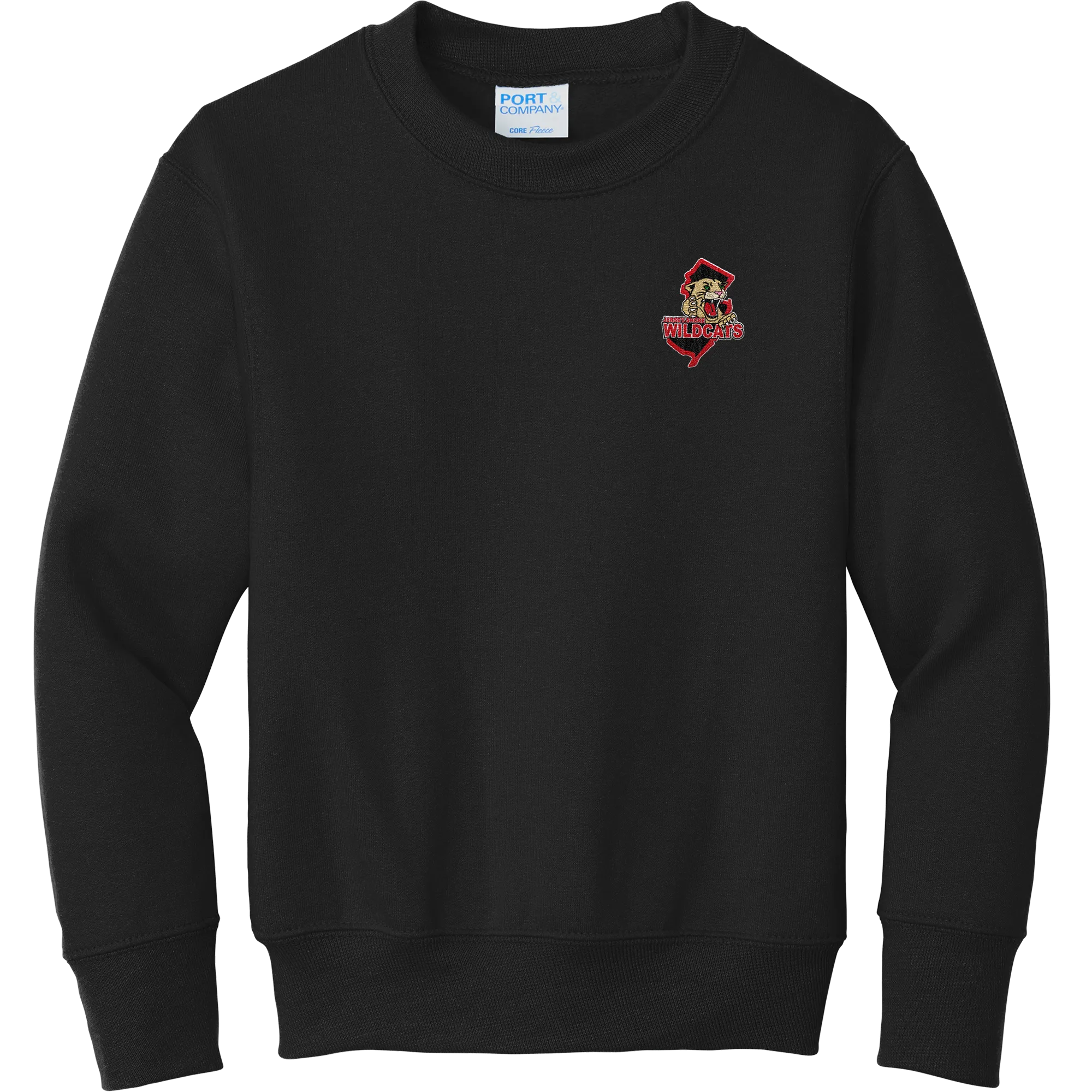 Jersey Shore Wildcats Youth Core Fleece Crewneck Sweatshirt