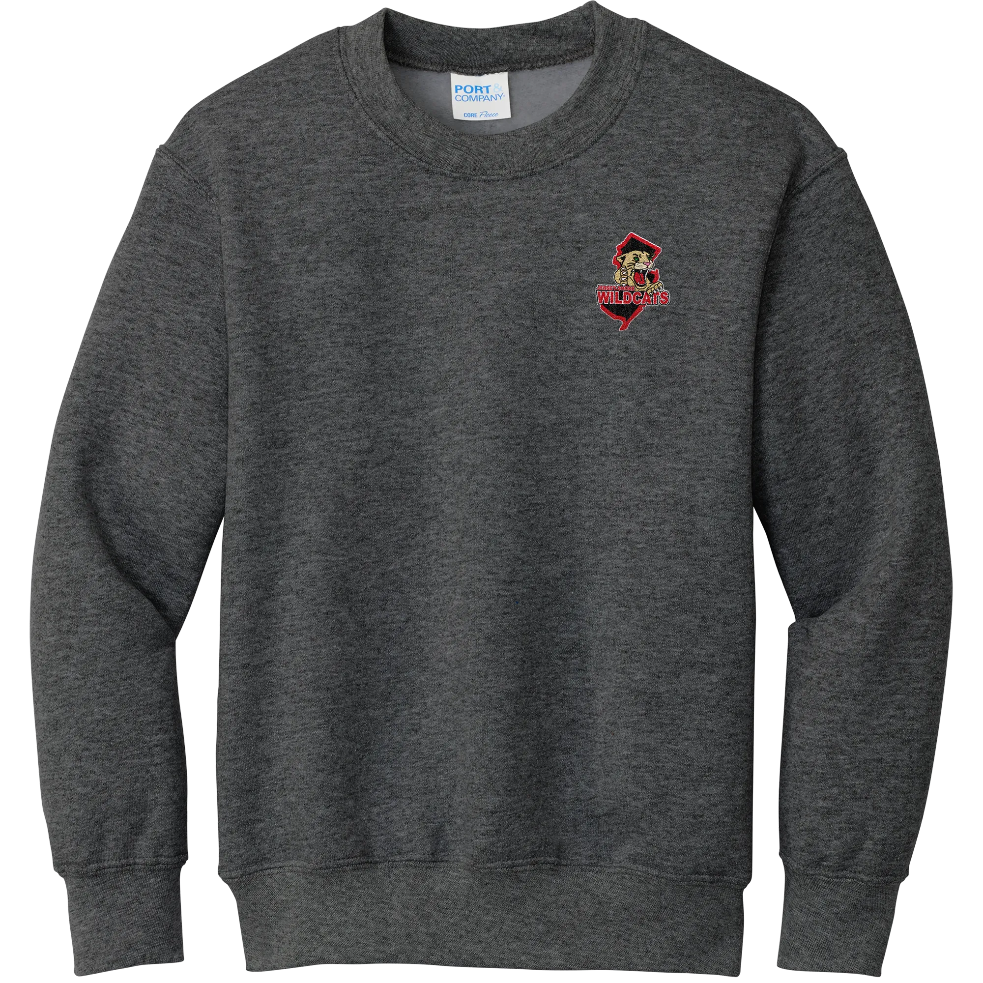 Jersey Shore Wildcats Youth Core Fleece Crewneck Sweatshirt