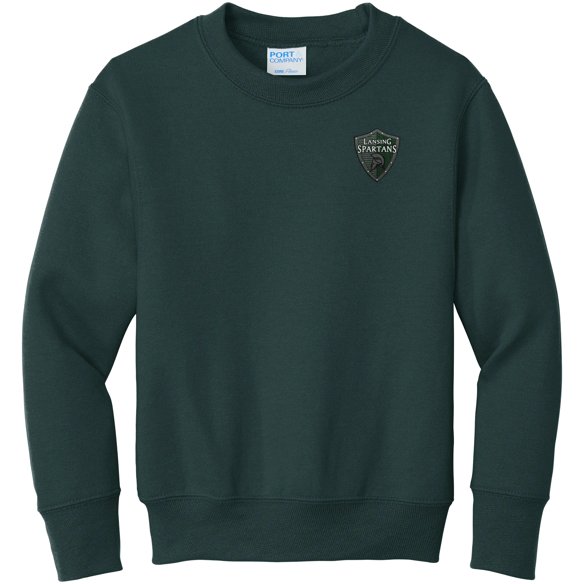 Lansing Spartans Youth Core Fleece Crewneck Sweatshirt