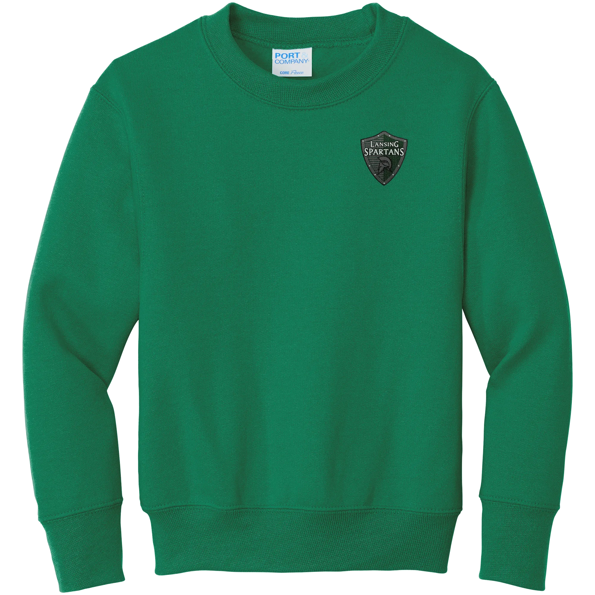 Lansing Spartans Youth Core Fleece Crewneck Sweatshirt