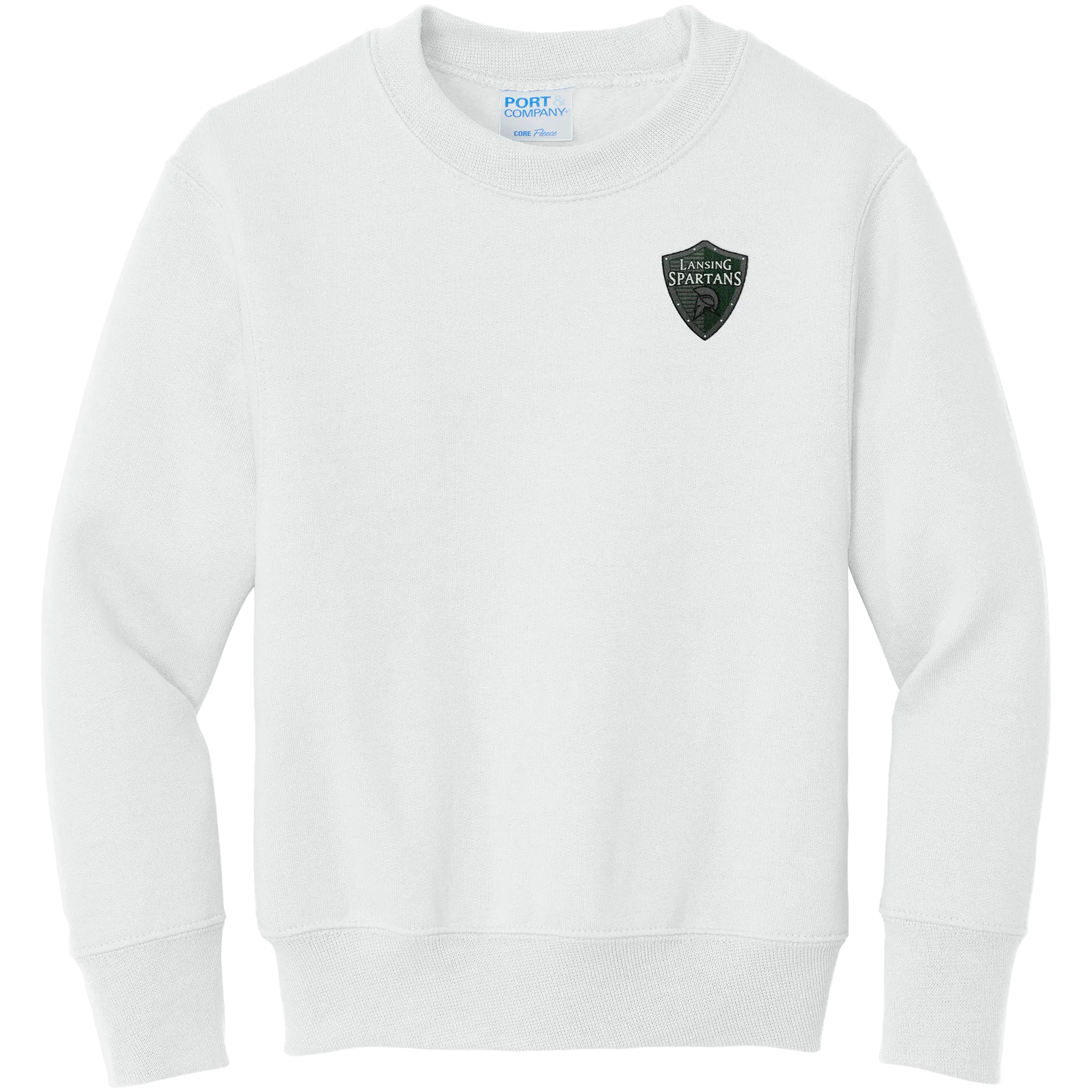 Lansing Spartans Youth Core Fleece Crewneck Sweatshirt