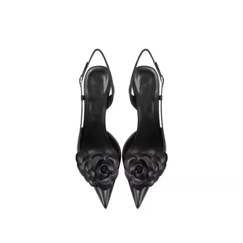 Leather Floral Shoes