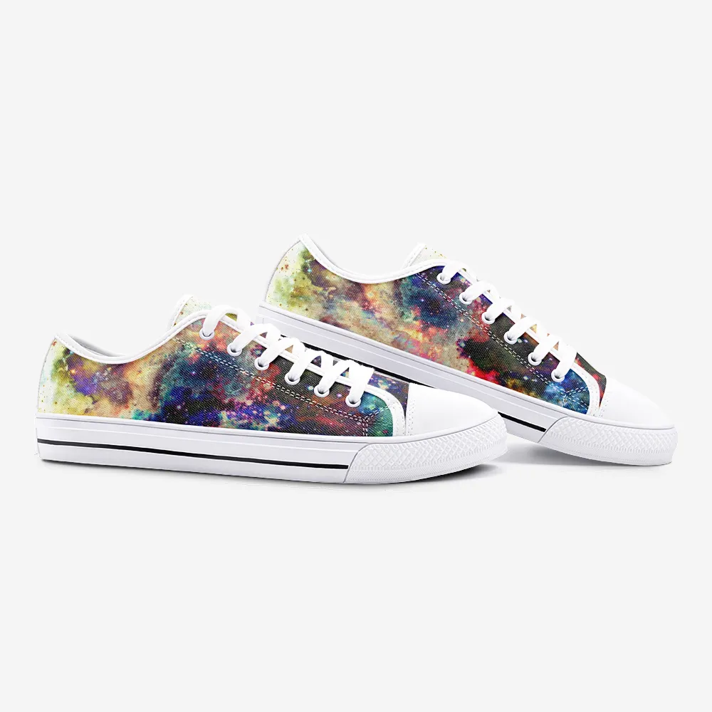 Lucien Psychedelic Canvas Low-Tops