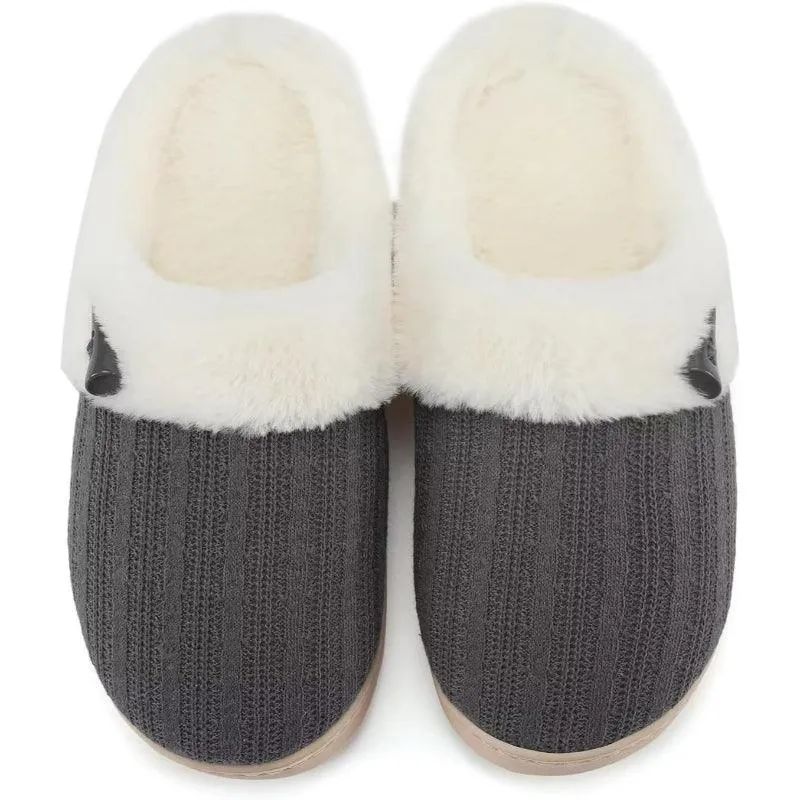 Memory Foam Slippers – Plush Comfort Cozy Indoor Wear