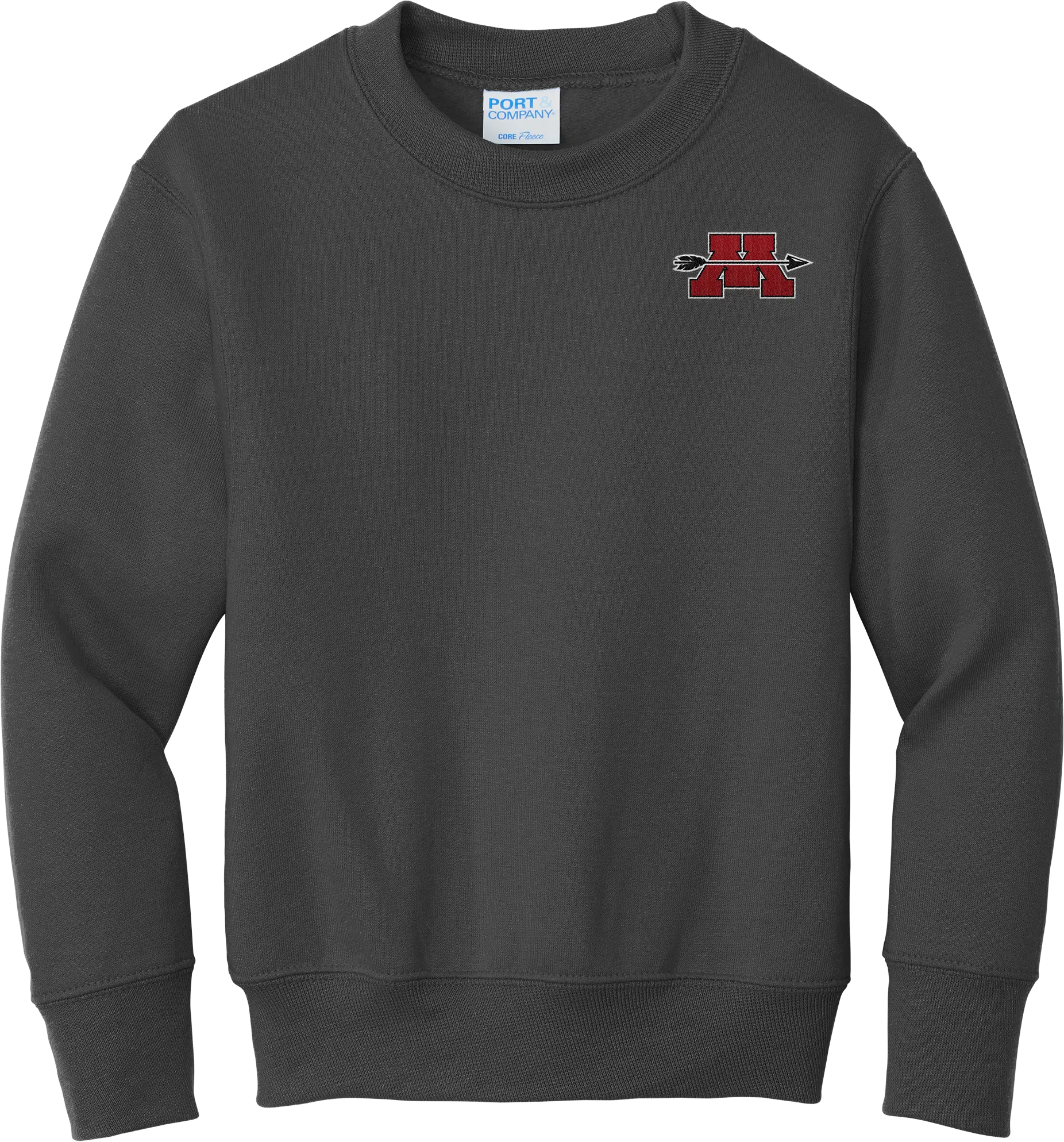 Mercer Arrows Youth Core Fleece Crewneck Sweatshirt