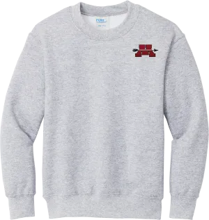 Mercer Arrows Youth Core Fleece Crewneck Sweatshirt