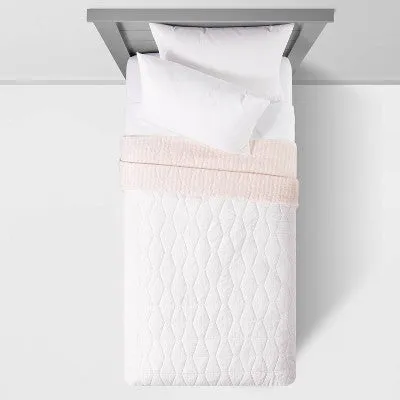 New - Twin Chambray Stripes Kids' Tent Pink - Pillowfort