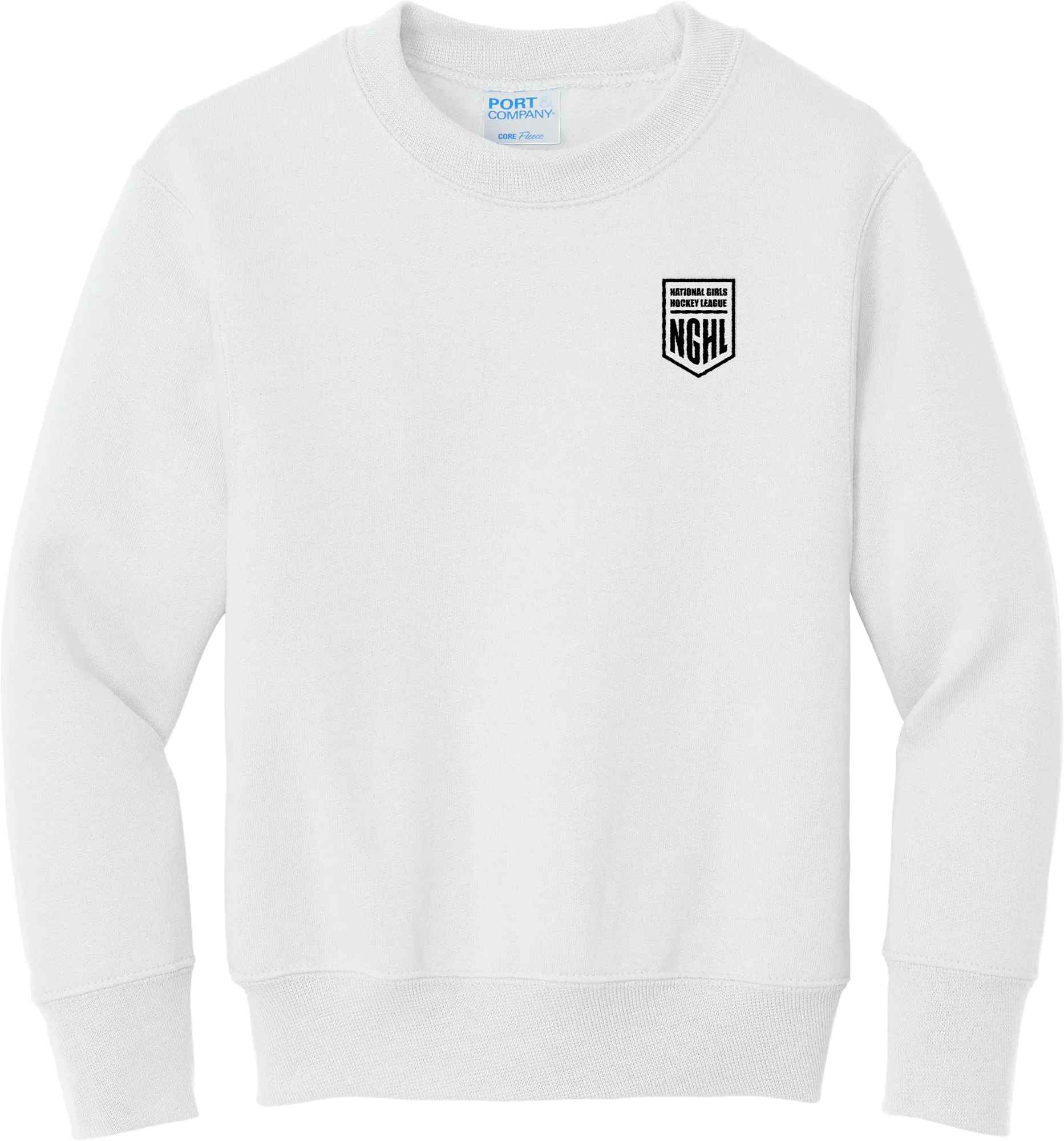 NGHL Youth Core Fleece Crewneck Sweatshirt