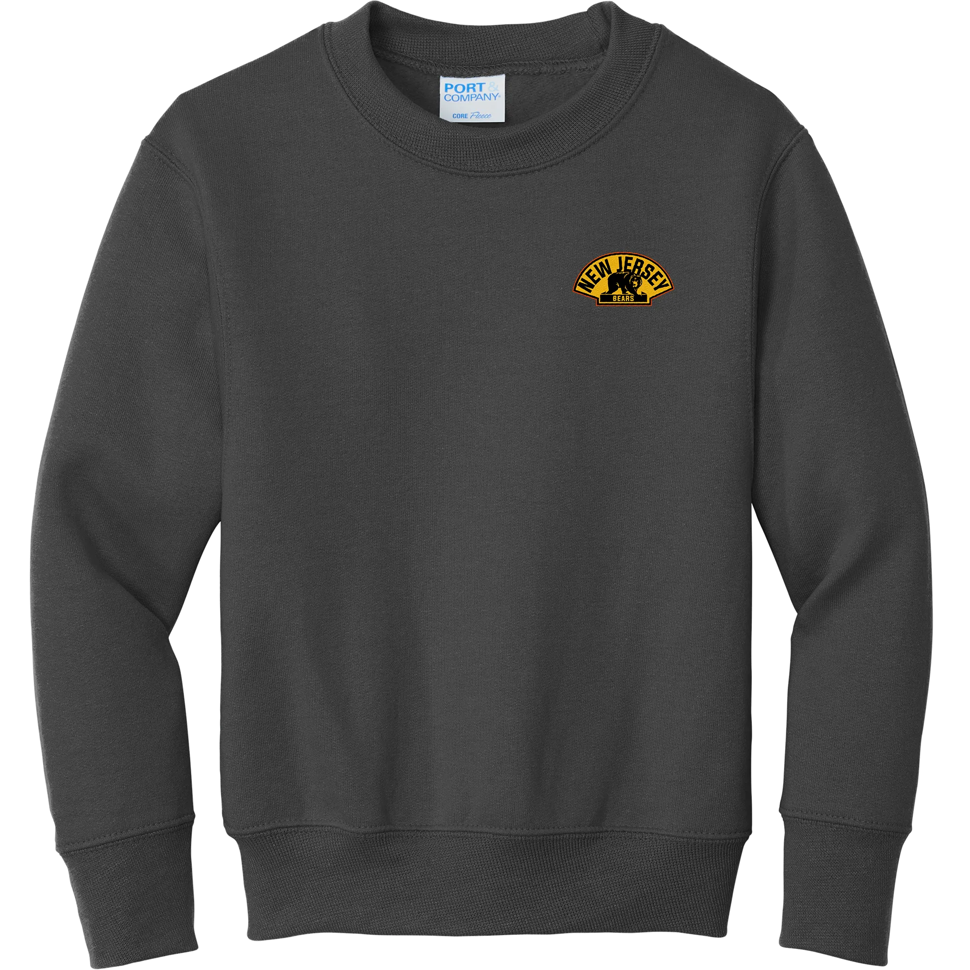 NJ Bears Youth Core Fleece Crewneck Sweatshirt
