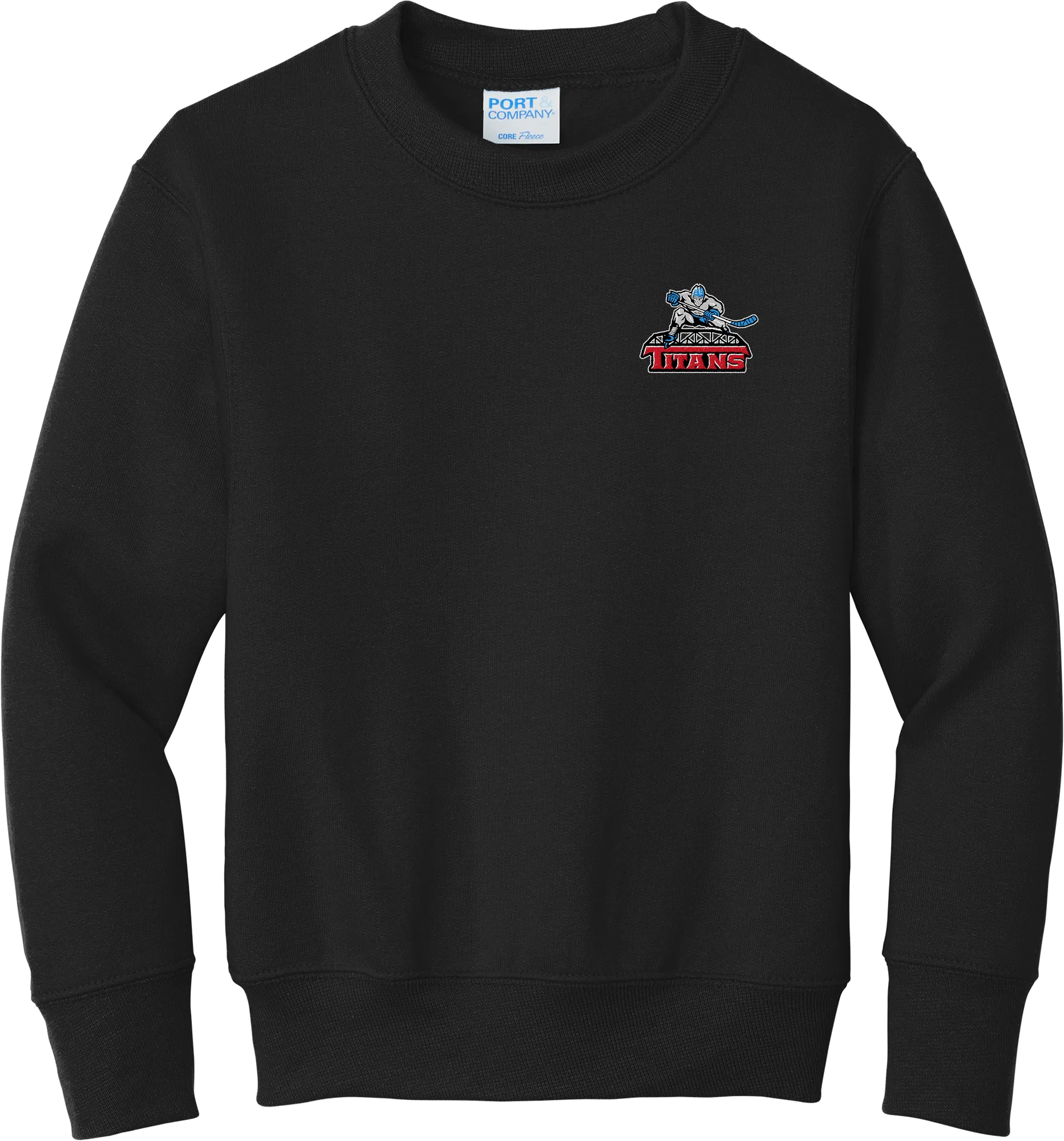 NJ Titans Youth Core Fleece Crewneck Sweatshirt